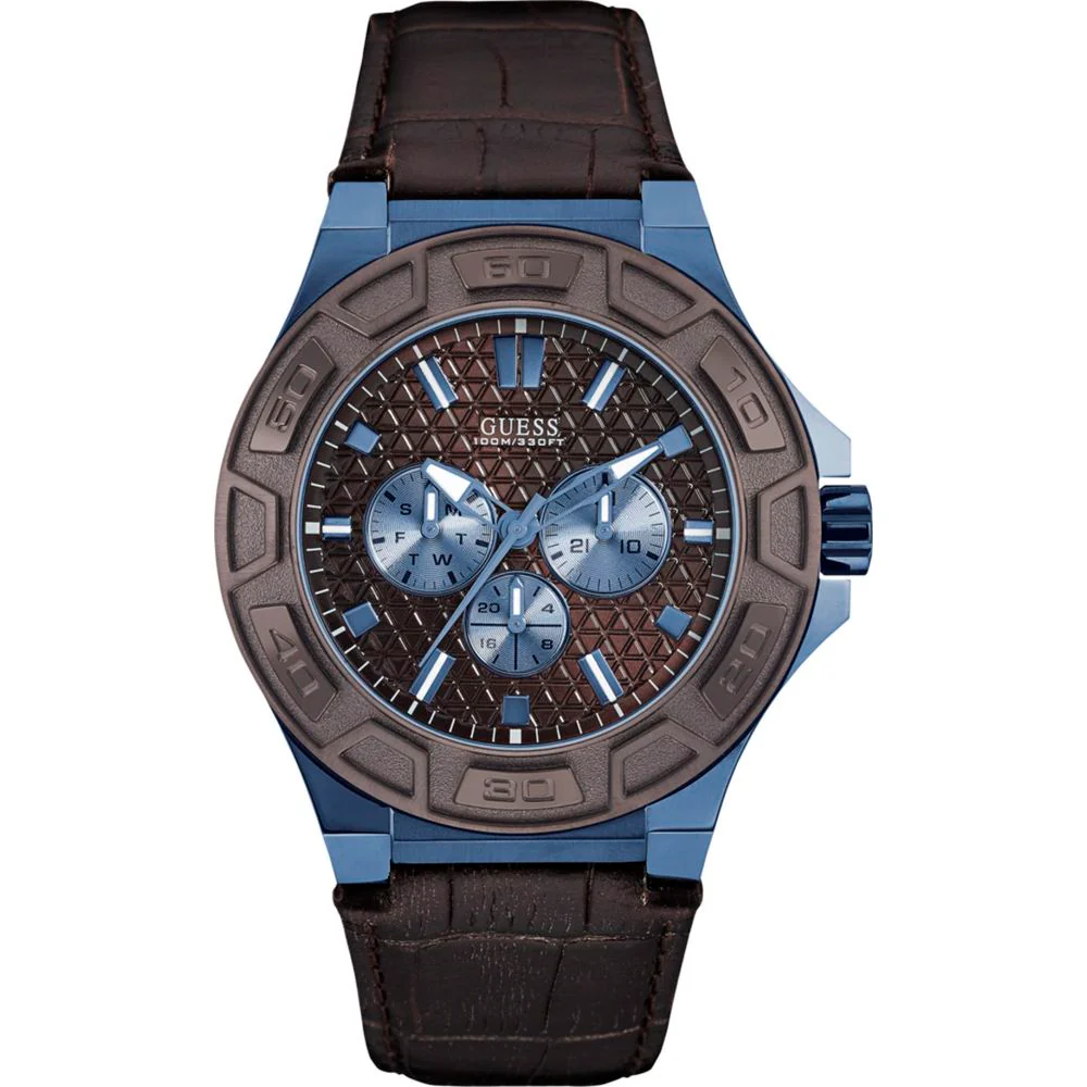 Guess Polyethyleen horloge voor stijlvolle mannen
