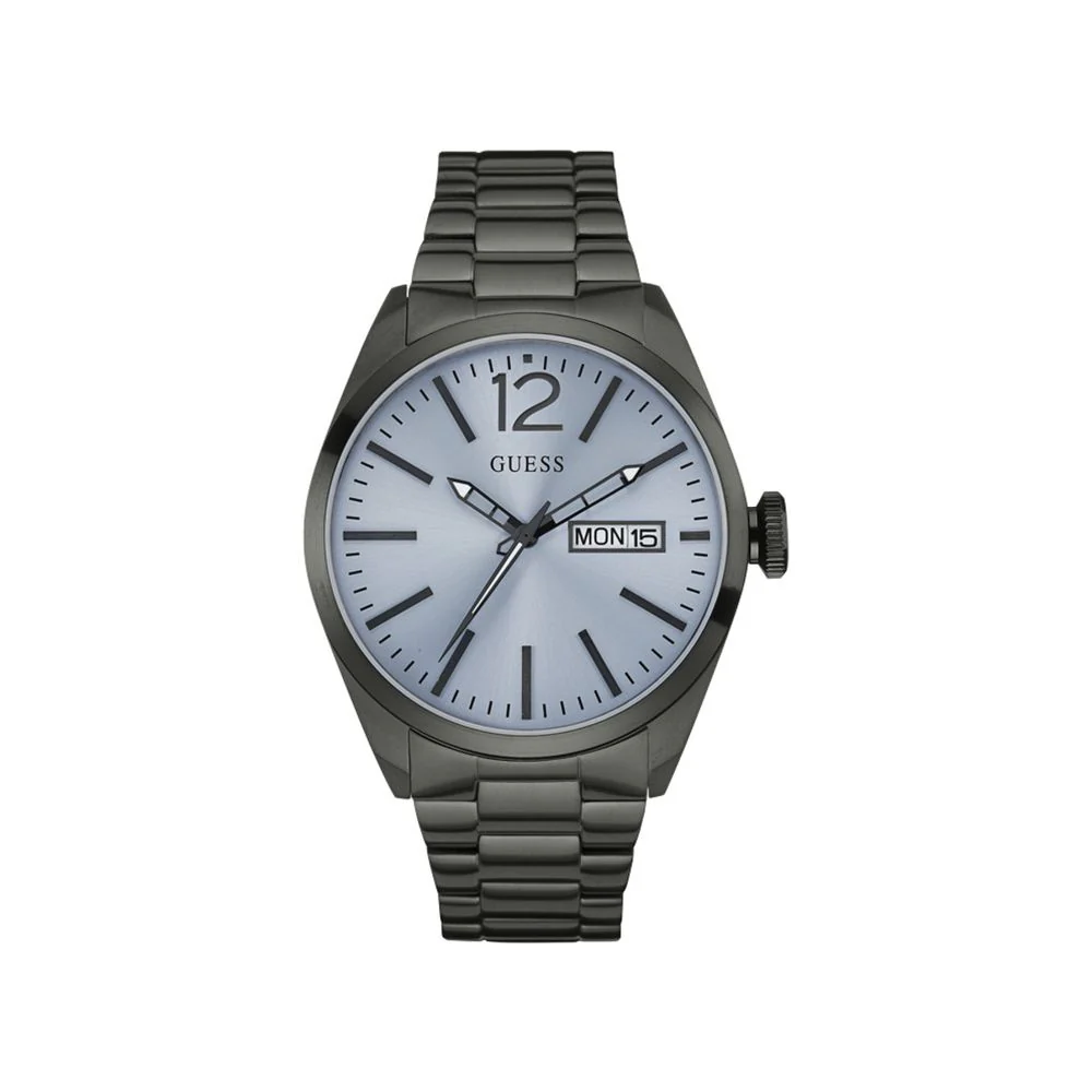 Guess Stalen horloge voor stijlvolle mannen