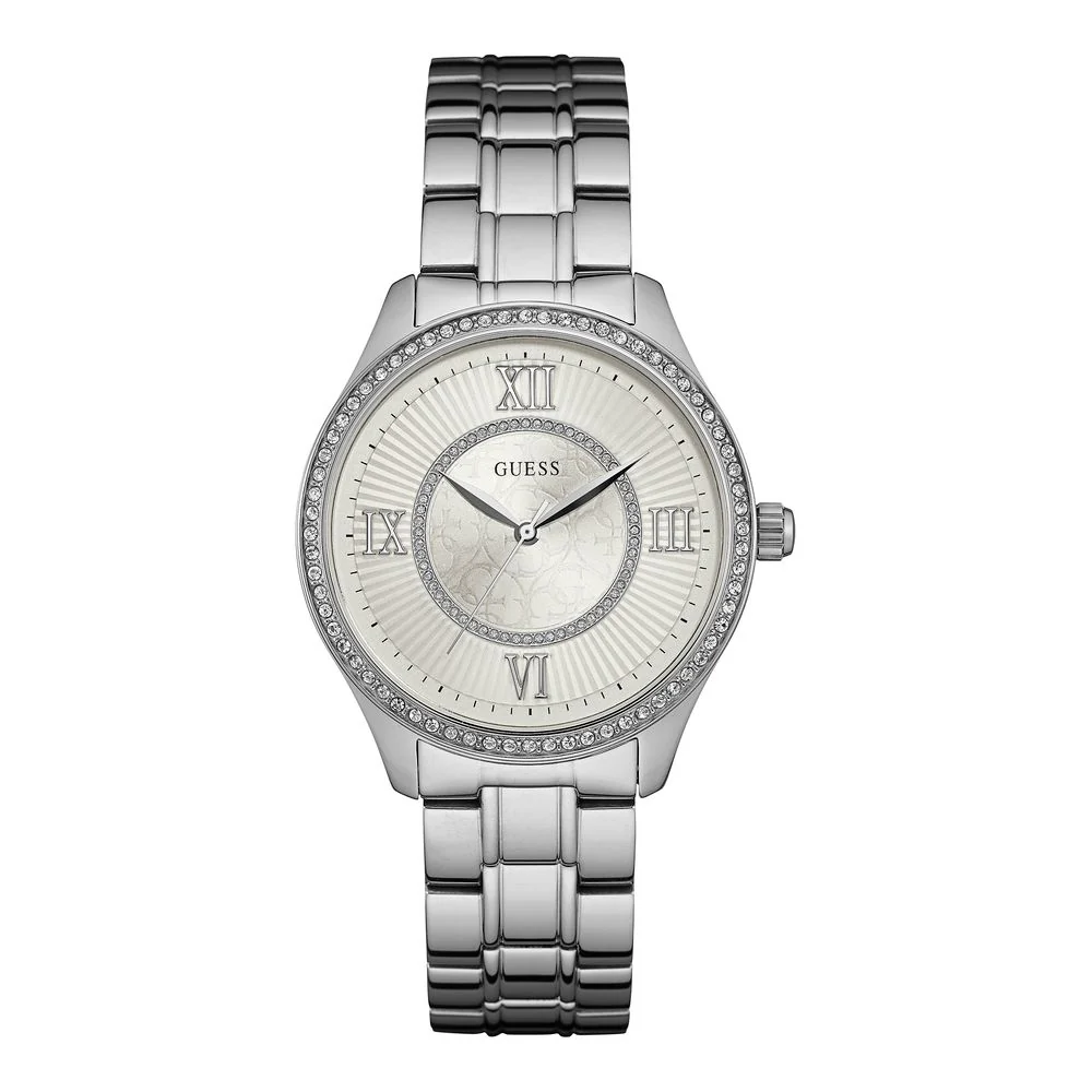 Guess Stalen horloge voor stijlvolle elegantie