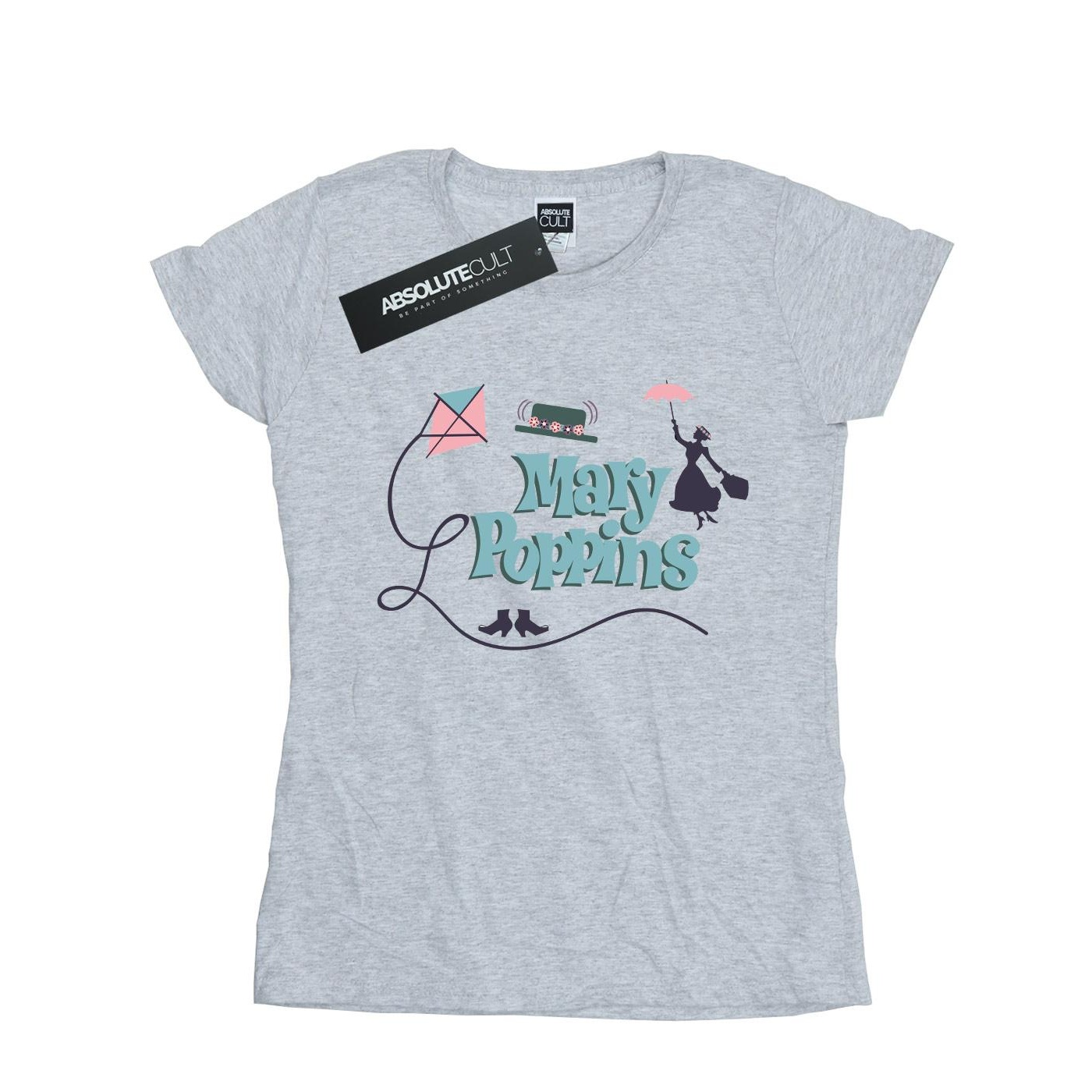 Li-cense Disney dames mary poppins logo katoenen t-shirt