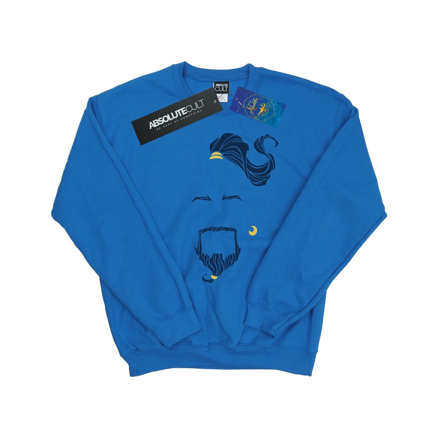 Li-cense Disney heren aladdin movie genie gezicht sweatshirt