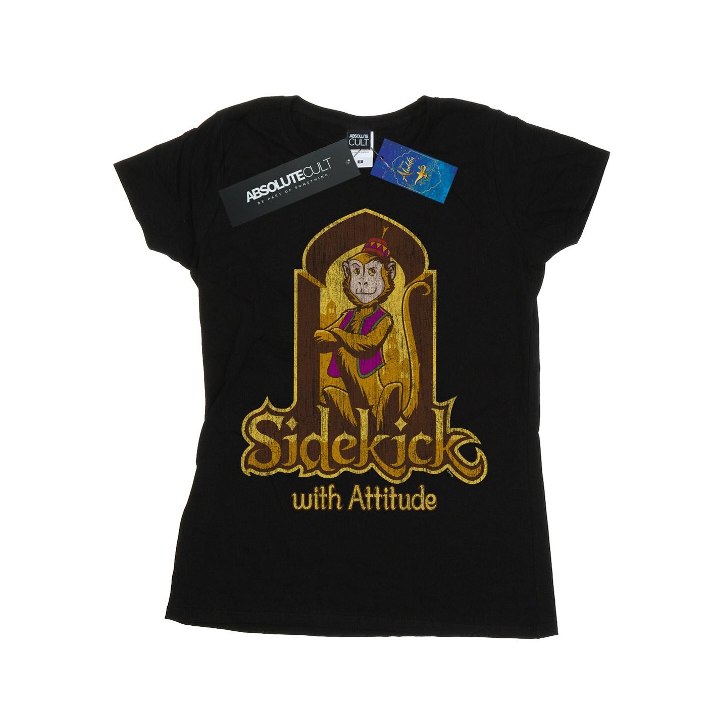 Li-cense Disney dames aladdin movie abu sidekick with attitude katoenen t-shirt
