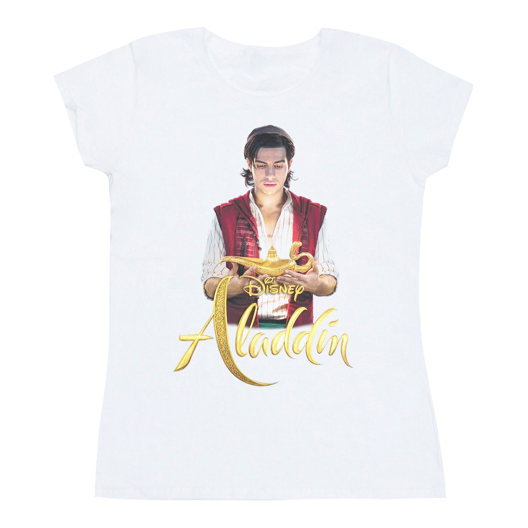 Li-cense Disney dames aladdin film aladdin foto katoenen t-shirt