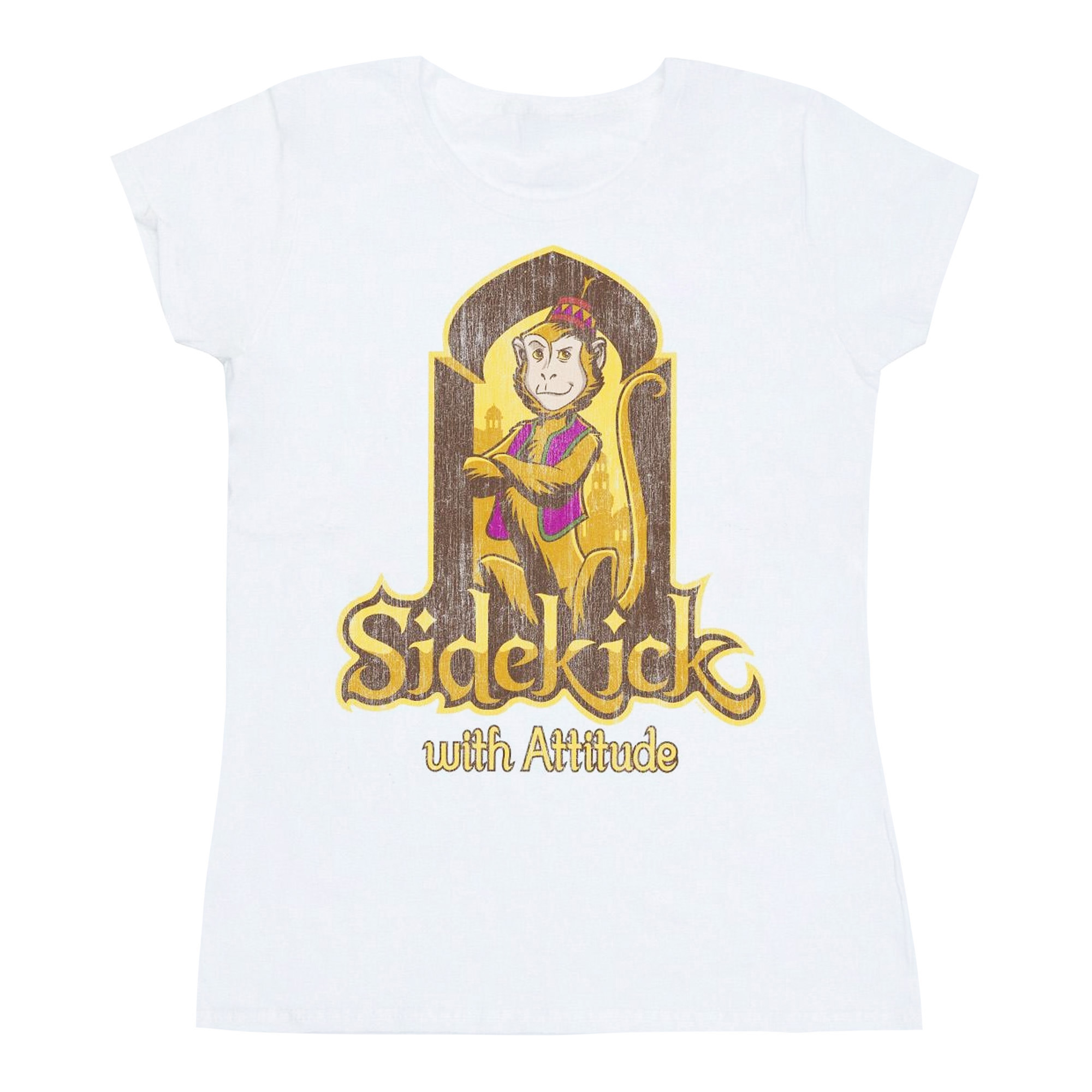 Li-cense Disney dames aladdin movie abu sidekick h attitude katoenen t-shirt