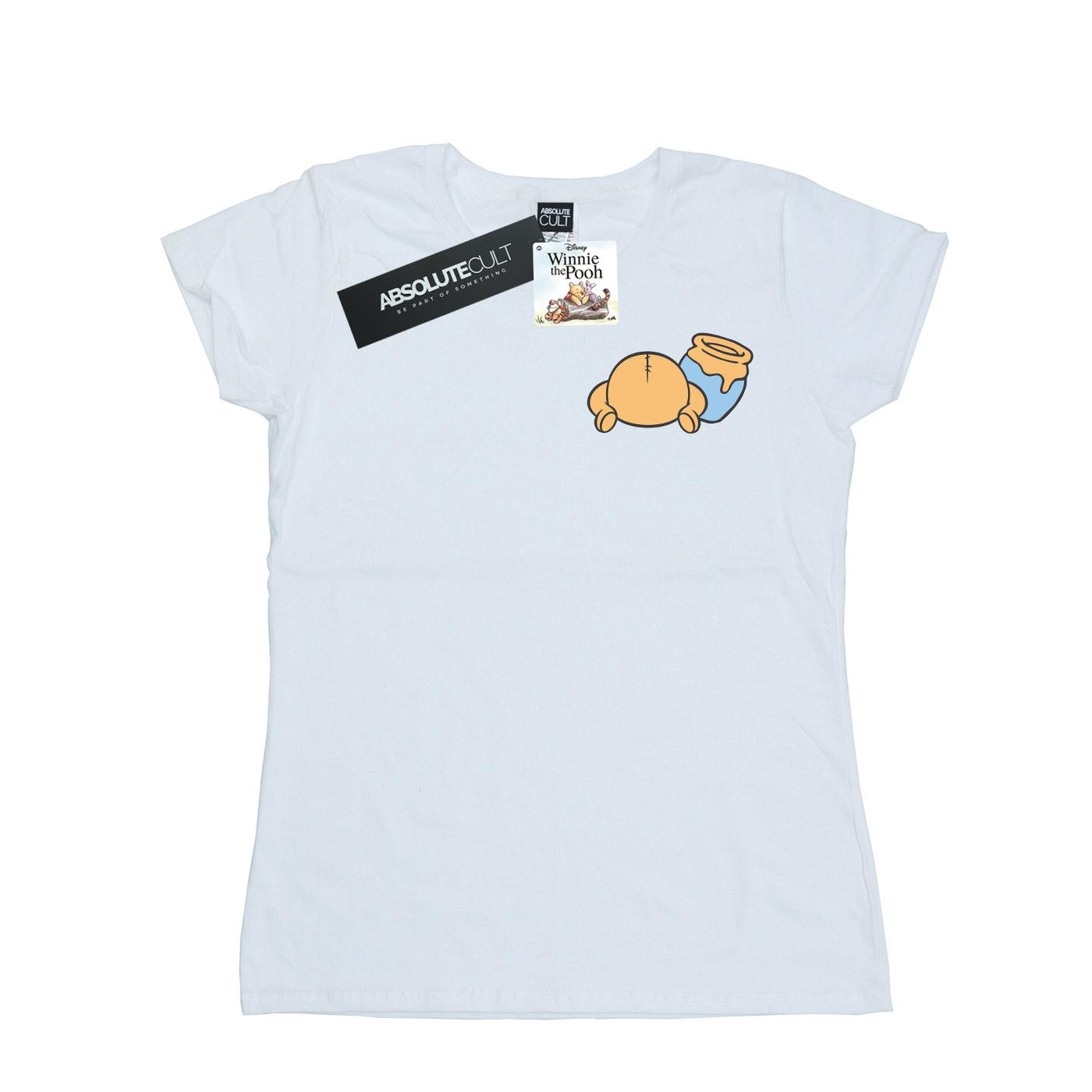 Li-cense Disney dames winnie de poeh rugzijde borstprint katoenen t-shirt
