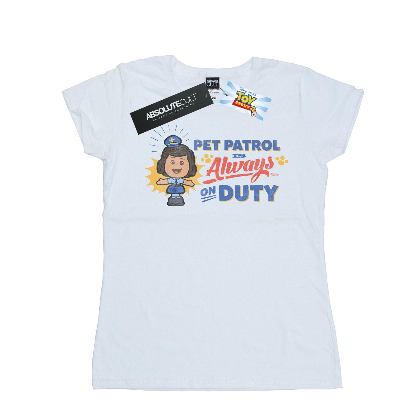 Li-cense Disney dames toy story 4 giggle mcdimples pet patrol katoenen t-shirt