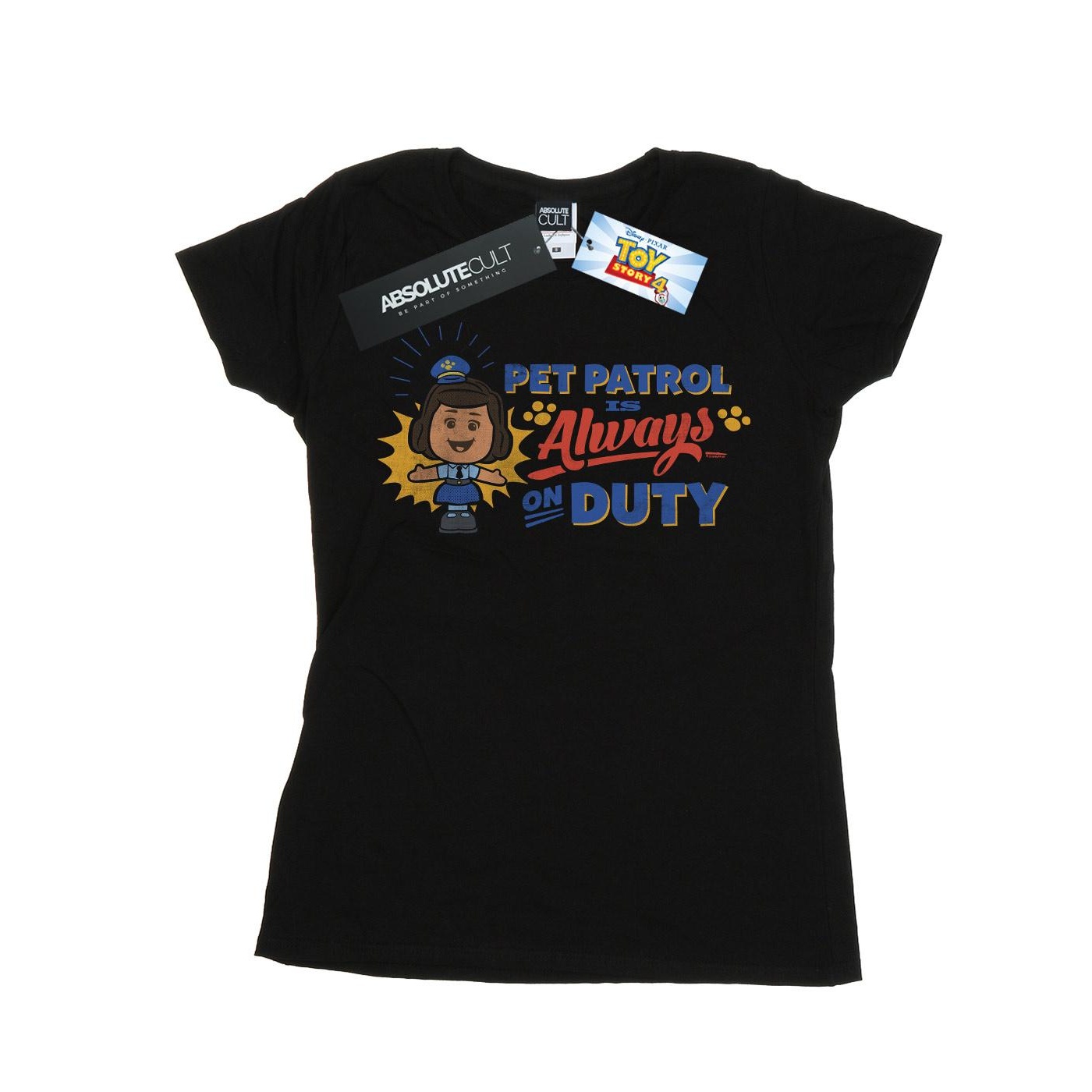 Li-cense Disney dames toy story 4 giggle mcdimples pet patrol katoenen t-shirt