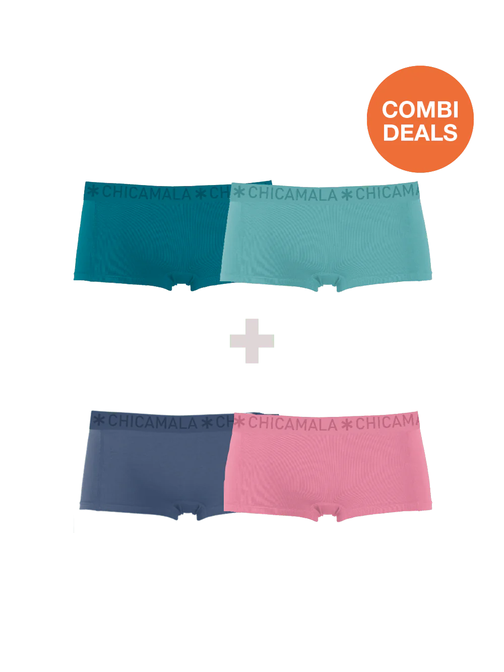 Muchachomalo Meisjes 2+2-pack boxershorts
