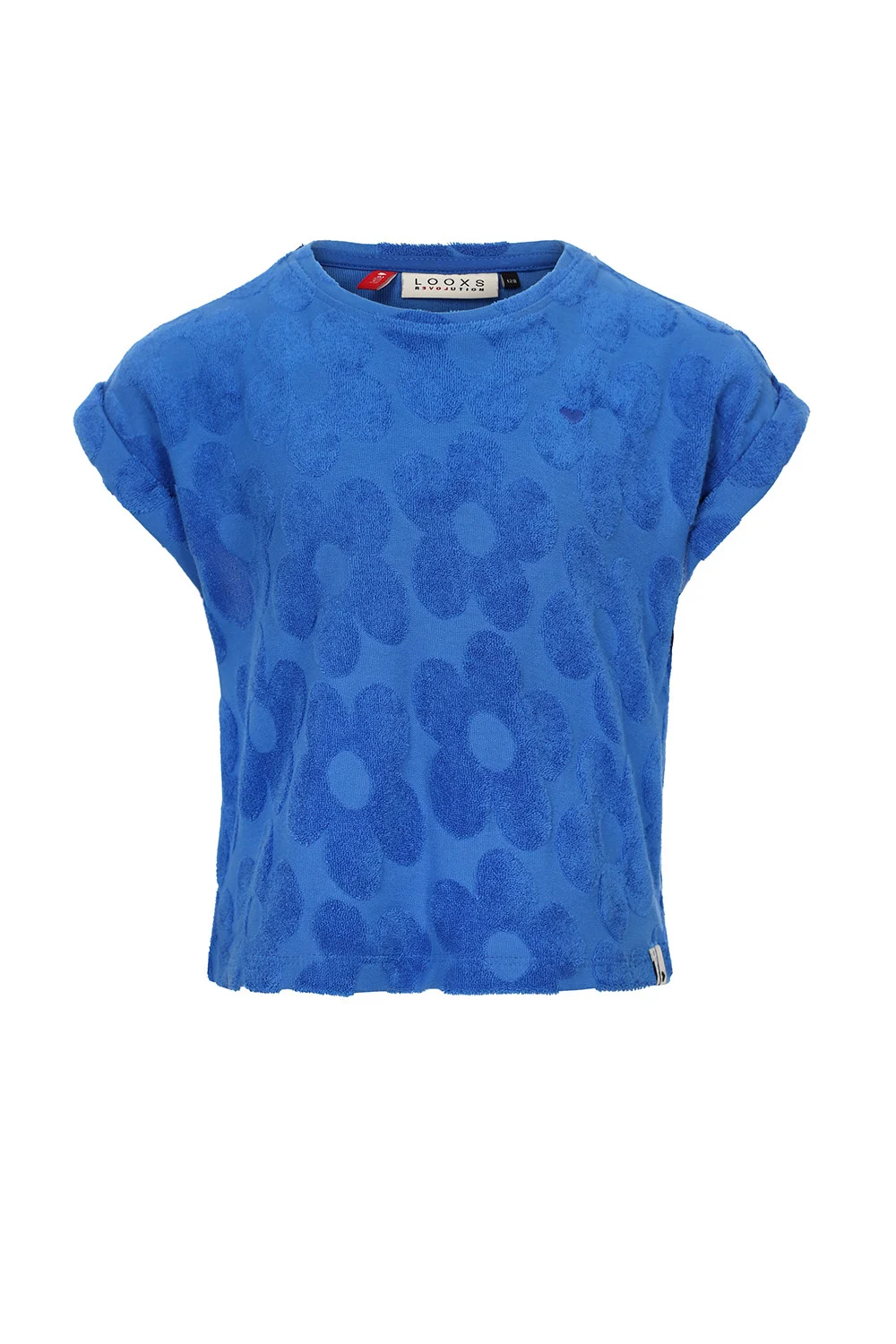 Looxs Revolution Zomer top meisjes jaquard bloemen terry -