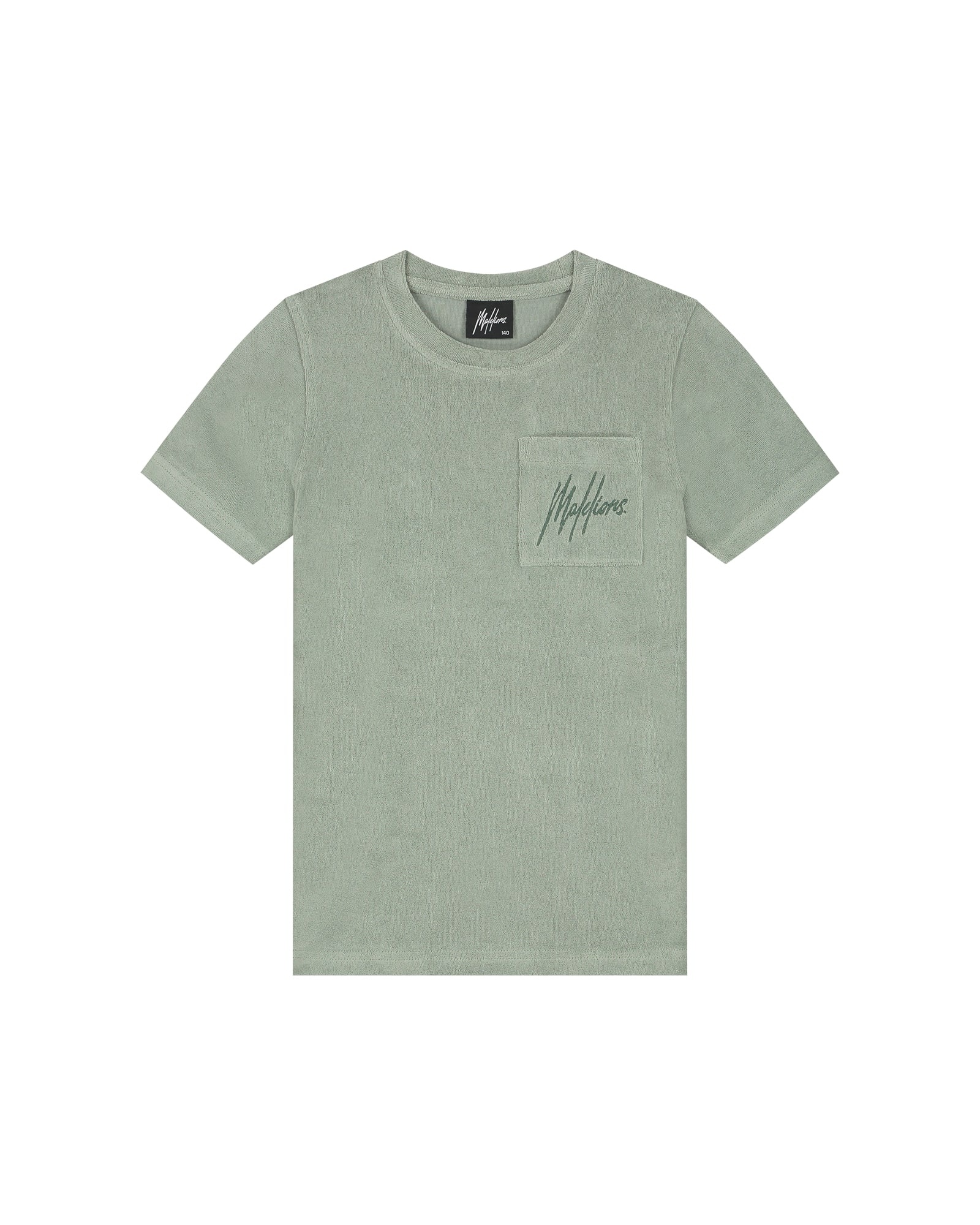 Malelions Zomer t-shirt jongens agave signature towelling