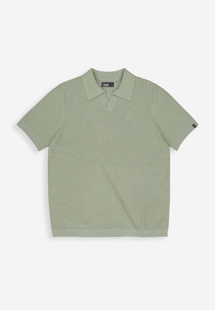 Butcher of Blue m2516018 boucle knit polo