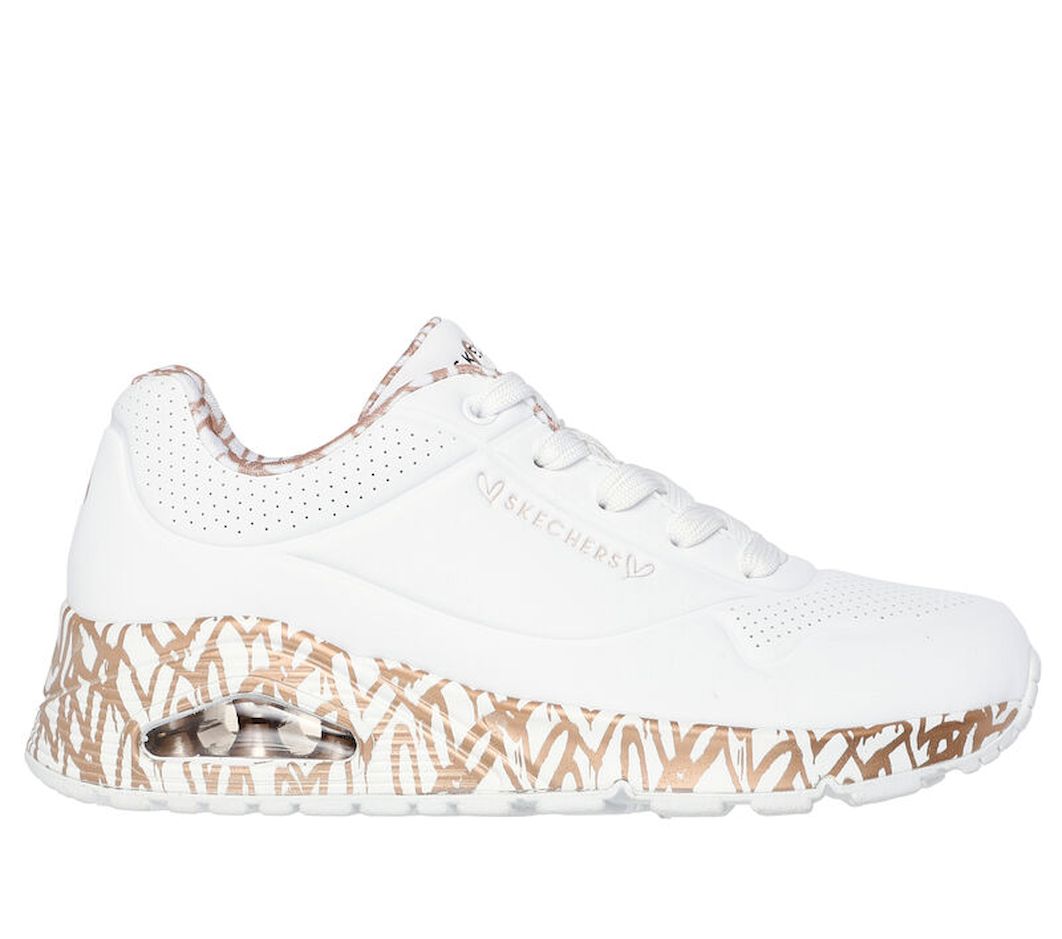 Skechers uno loving love lage sneakers dames -multicolour