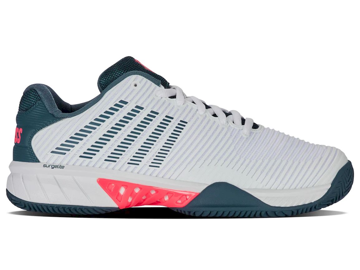 K-Swiss hypercourt express 2 clay tennisschoenen gravel heren wit-blauw
