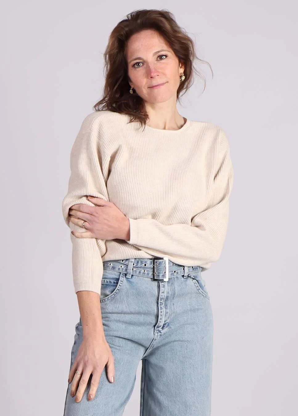 Moss Copenhagen Klaka cardigan vest knopen