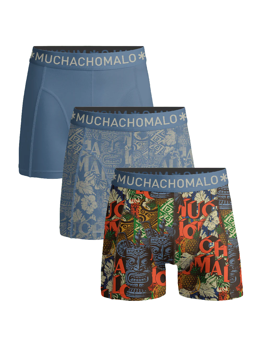 Muchachomalo Heren 3-pack boxershorts