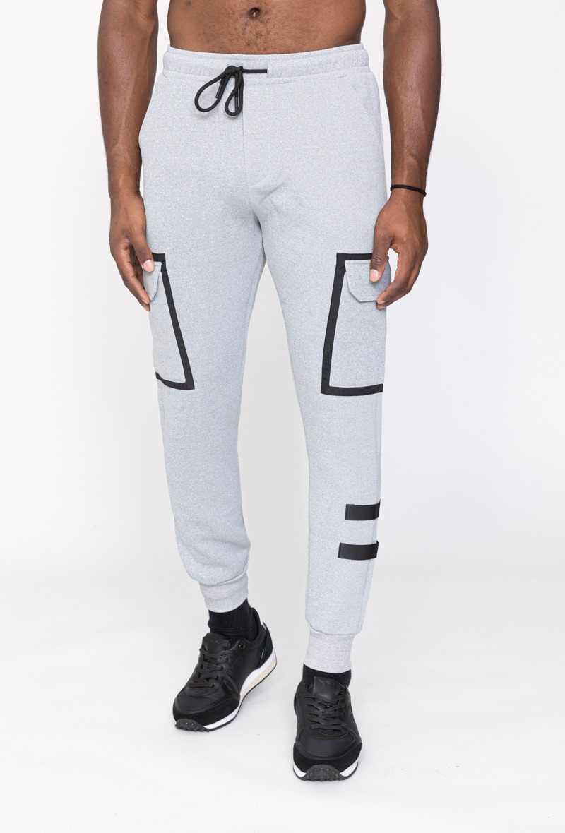 Zayne Milano heren joggingbroek zakken op de zijkant - stijlvol