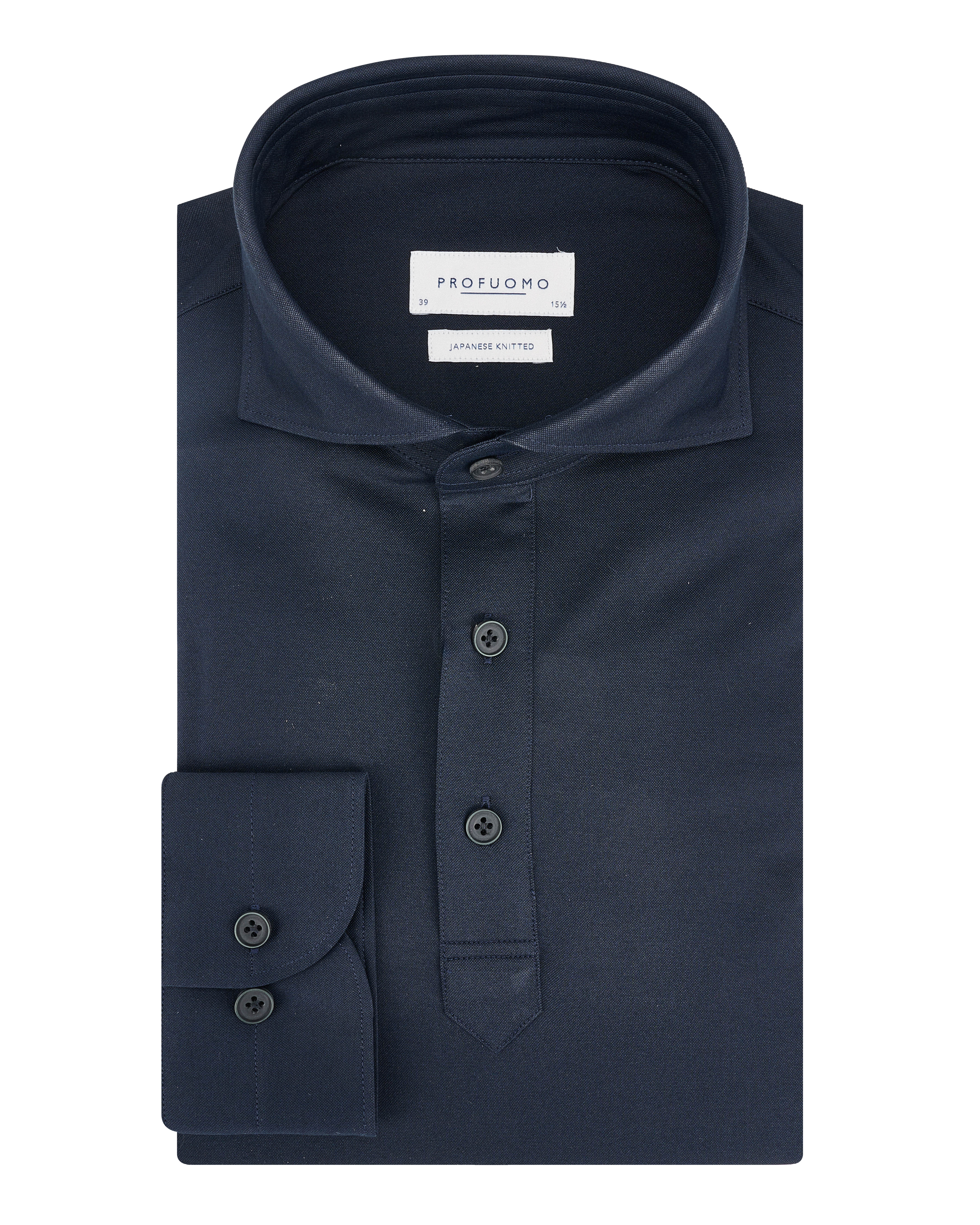 Profuomo Polo met lange mouwen
