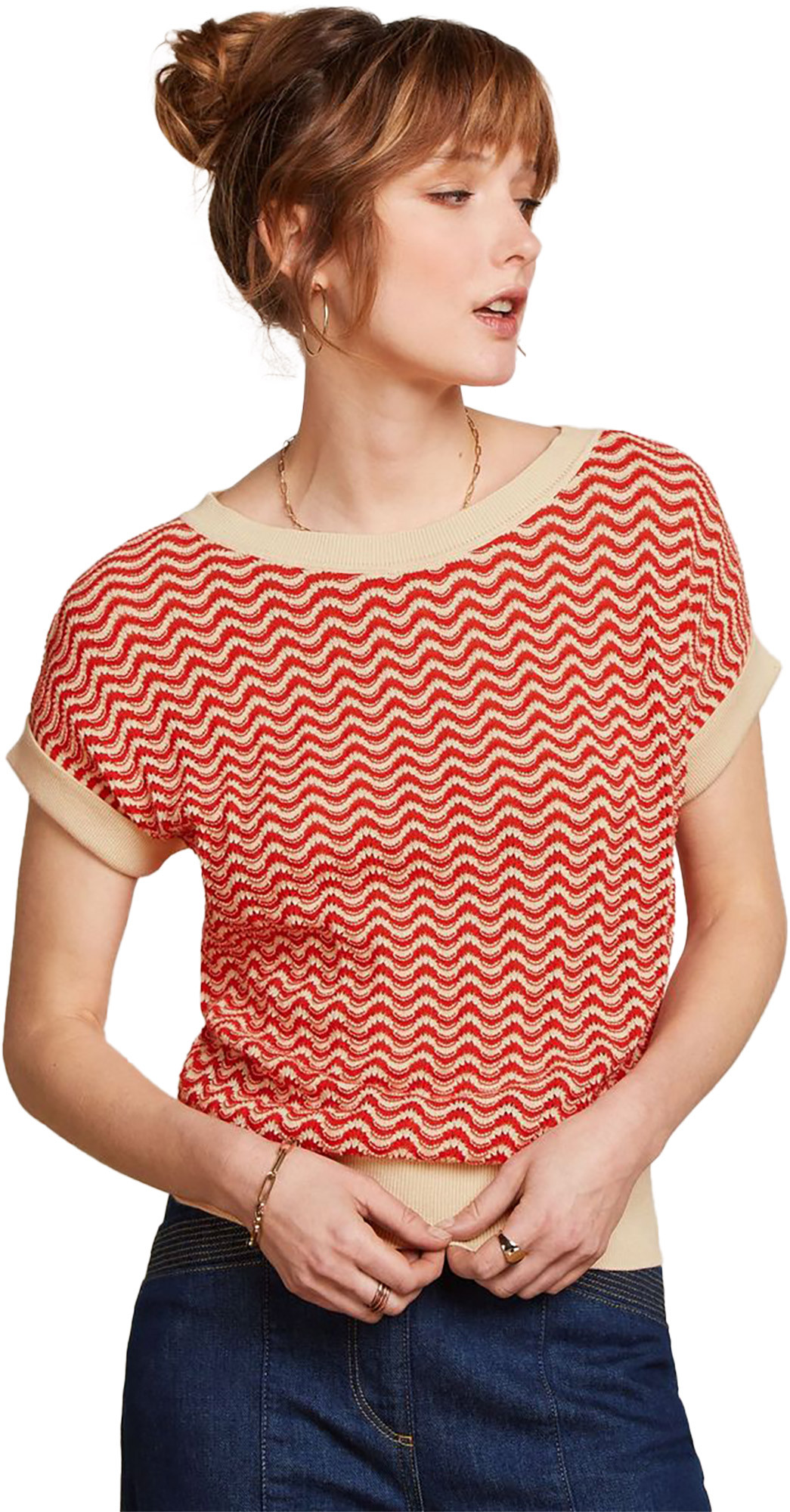 King Louie Boatneck top tide