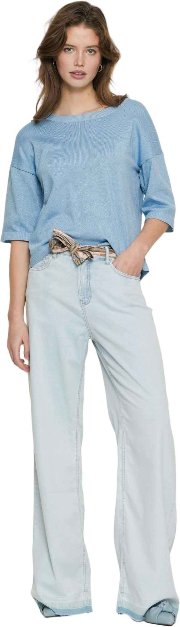 Geisha Jeans bleached denim