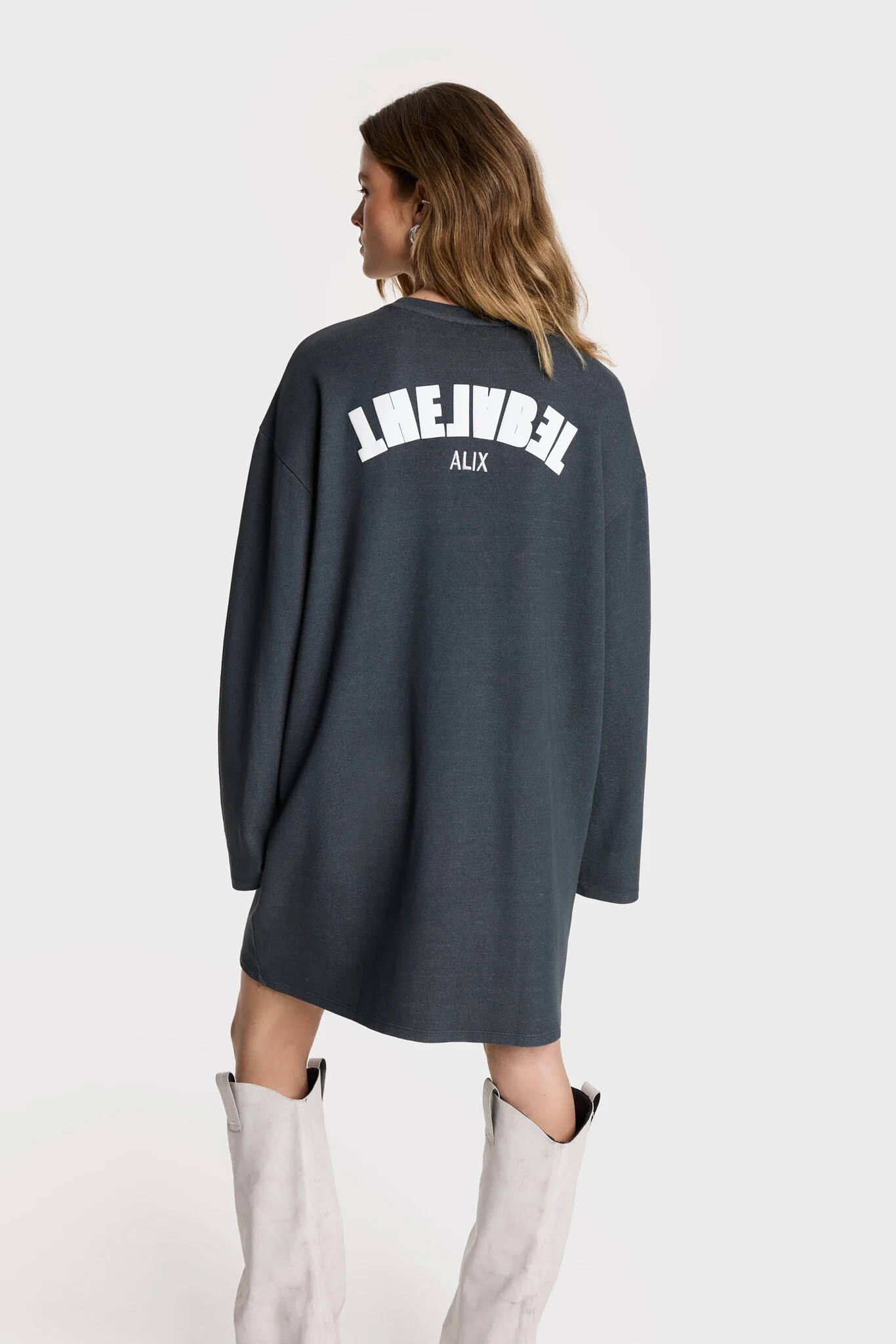Alix The Label 2502344092 ladies knitted sweater dress