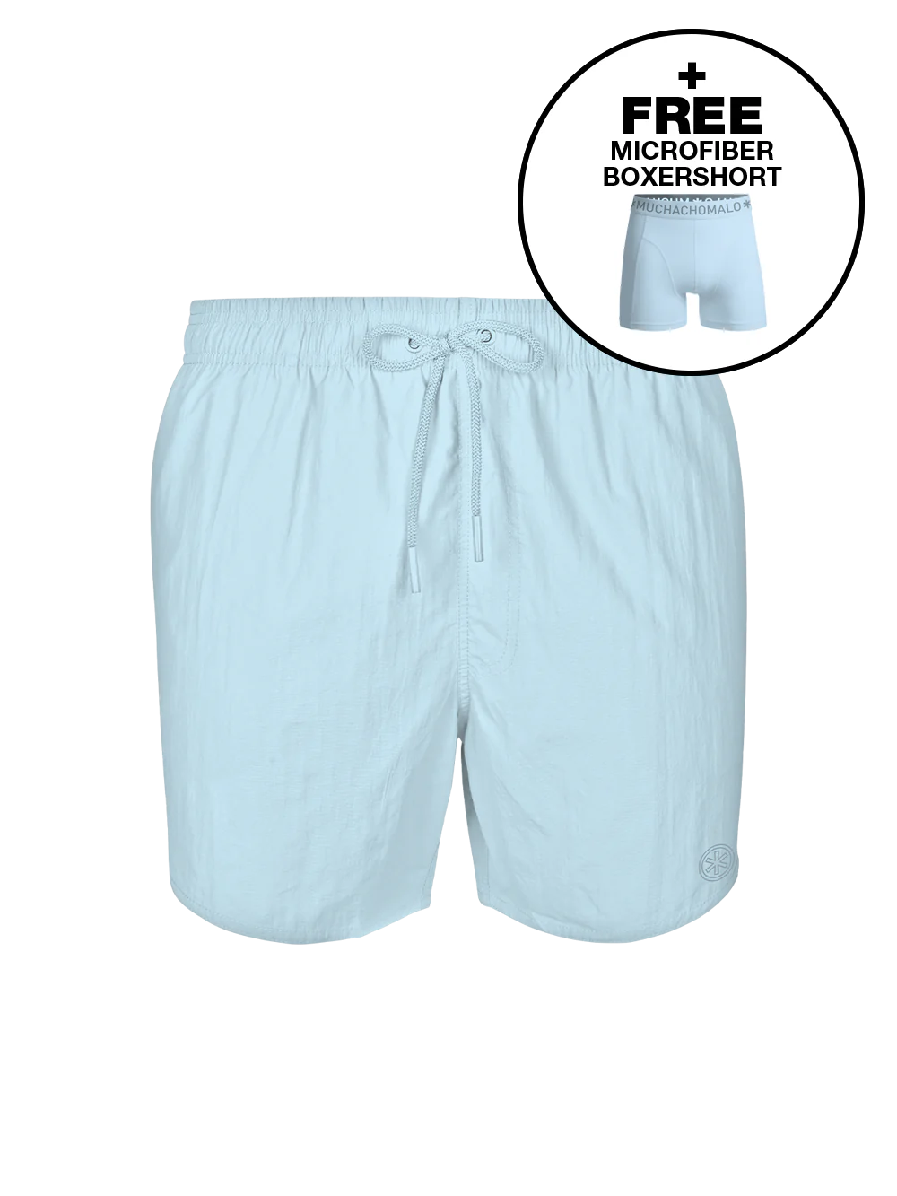 Muchachomalo Heren zwembroek lich + gratis microfiber boxershort