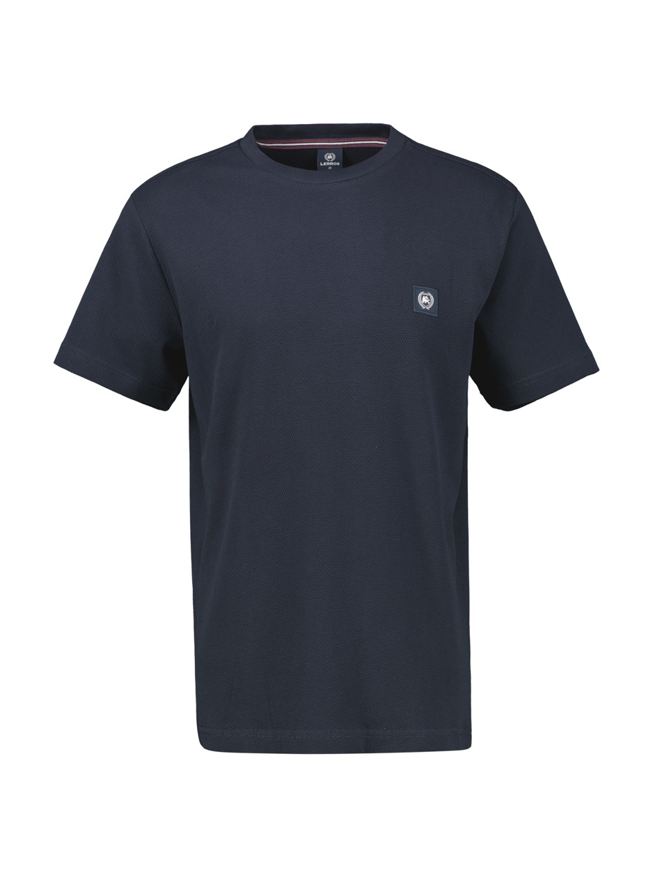 Lerros heren t-shirts t-shirts 5339.37.0360 navy