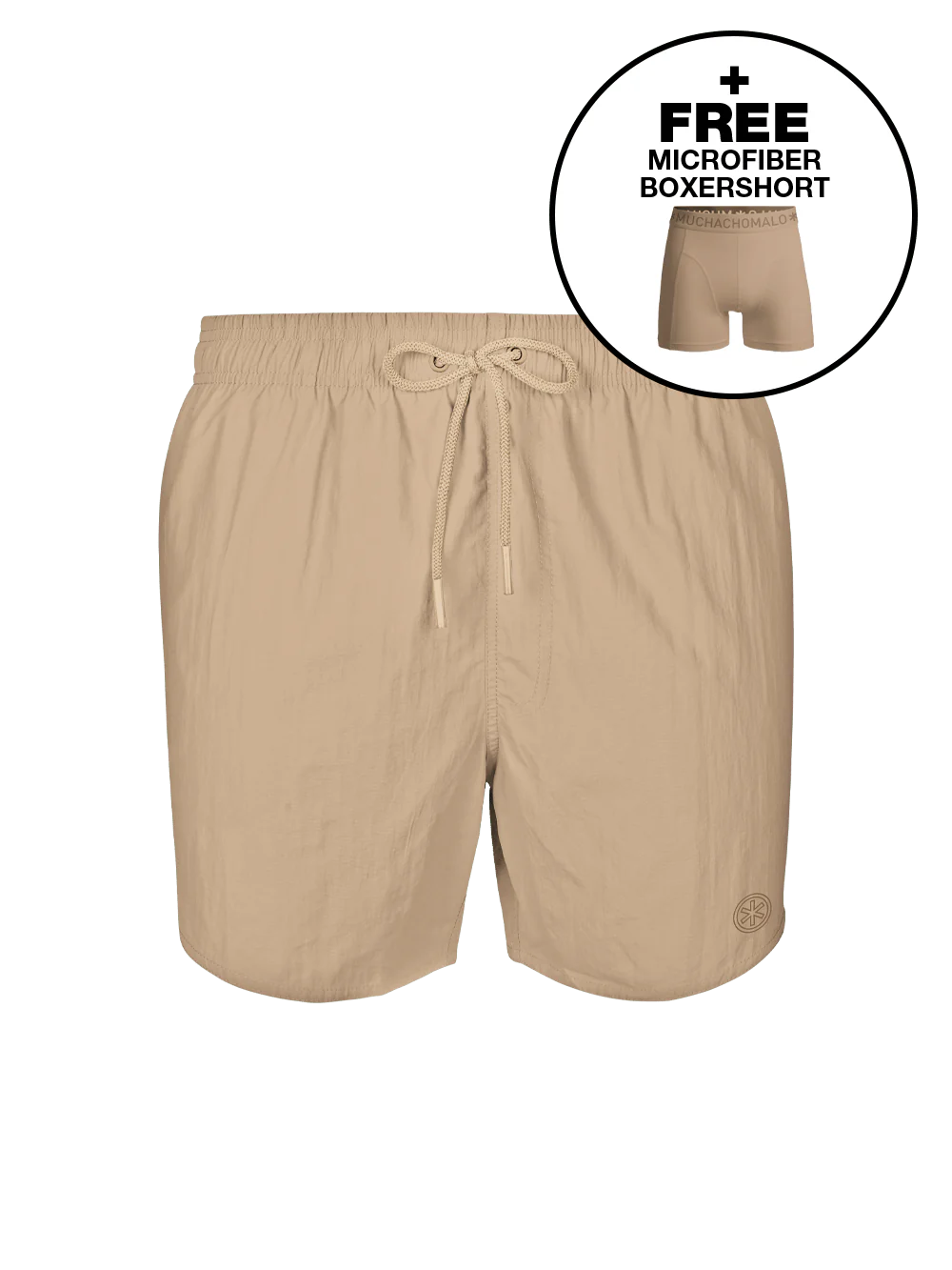 Muchachomalo Heren zwembroek + gratis microfiber boxershort