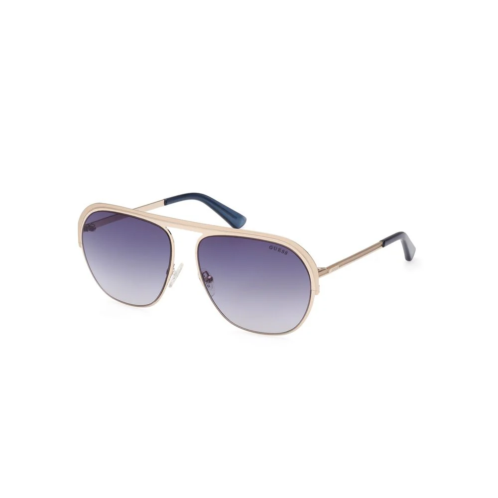 Guess Gouden metalen zonnebril unisex gu5226-5932w