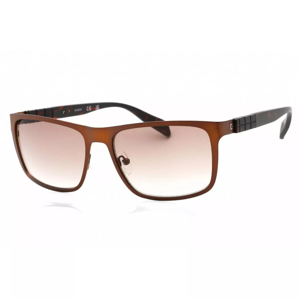 Guess Bruine metalen zonnebril voor heren gf0169-49f