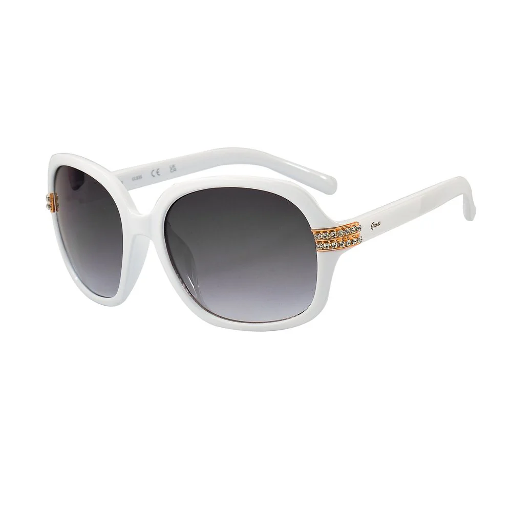 Guess Witte hars zonnebril voor vrouwen gf0405-5921w