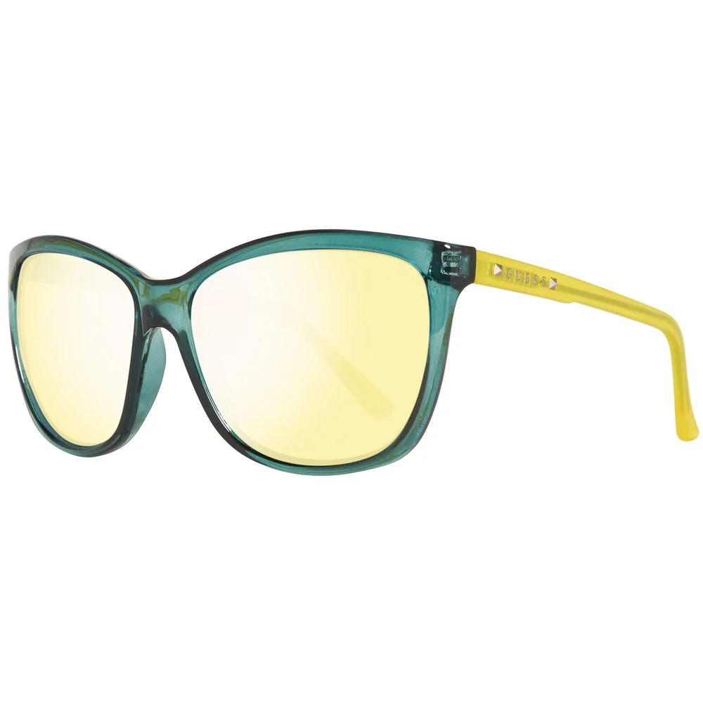 Guess Groene plastic zonnebril voor dames gu7308-60s18