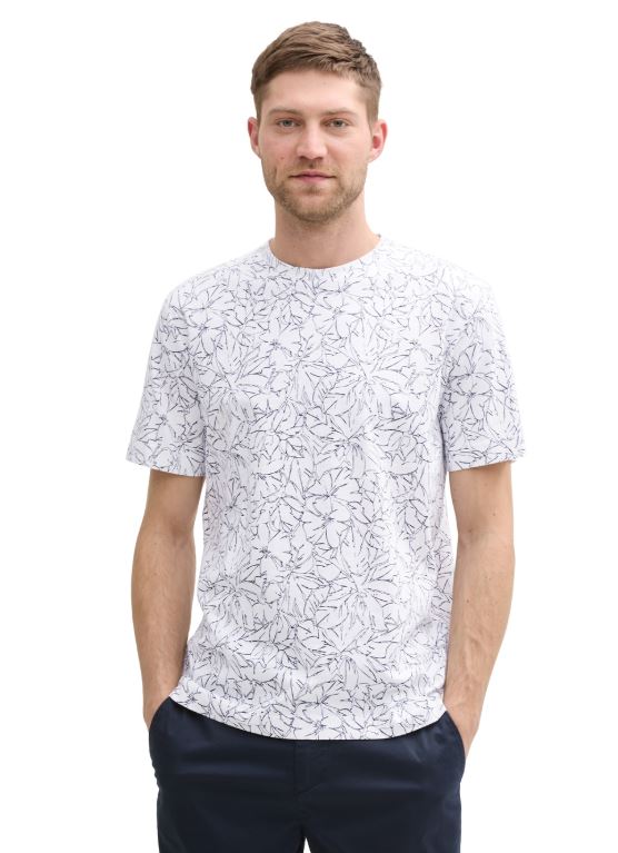 Tom Tailor Allover printed slub t-shirt