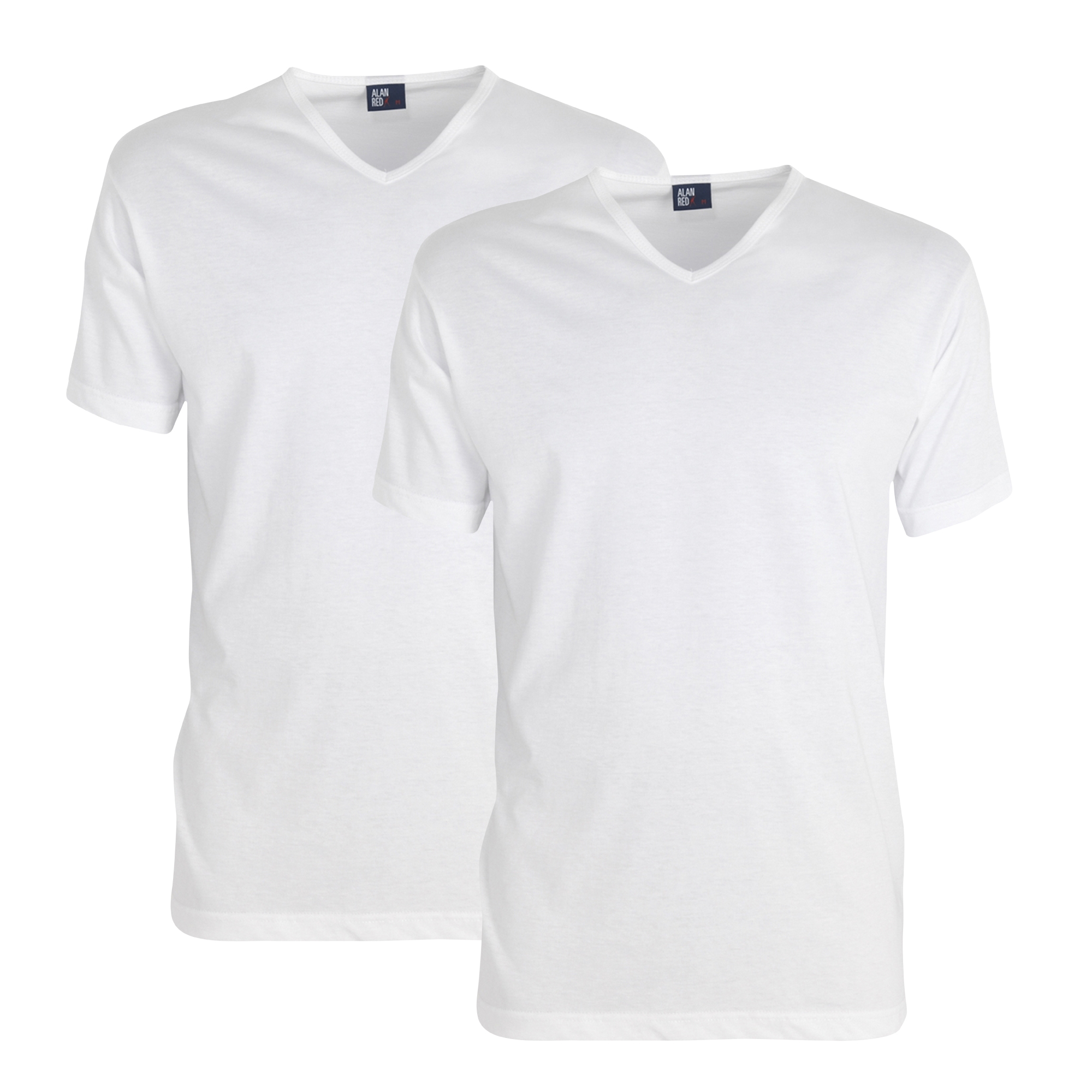 Alan Red Heren ondershirt vermont stretch t-shirt v-hals 2-pack