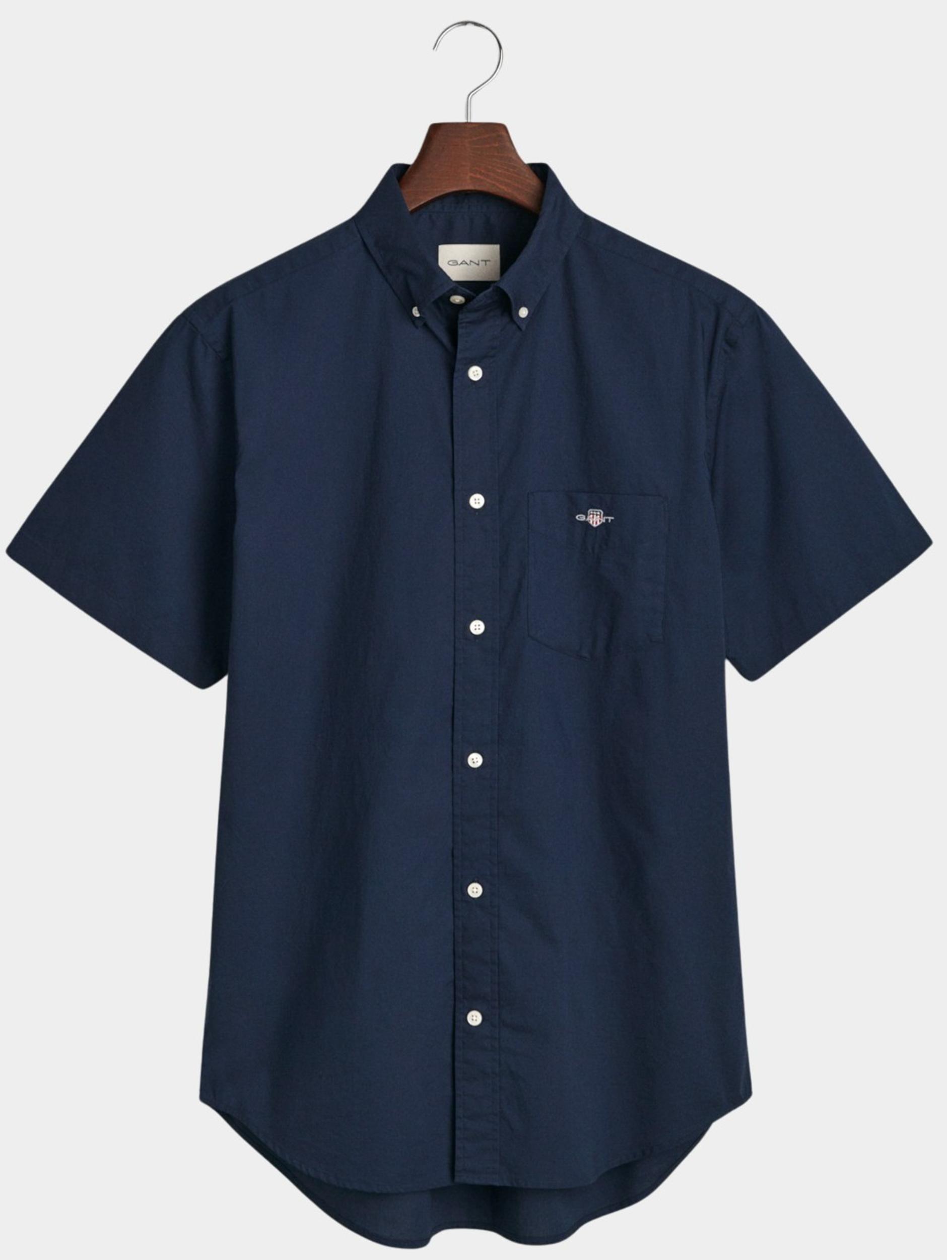 Gant Casual hemd korte mouw reg classic poplin ss shirt 3000101/410