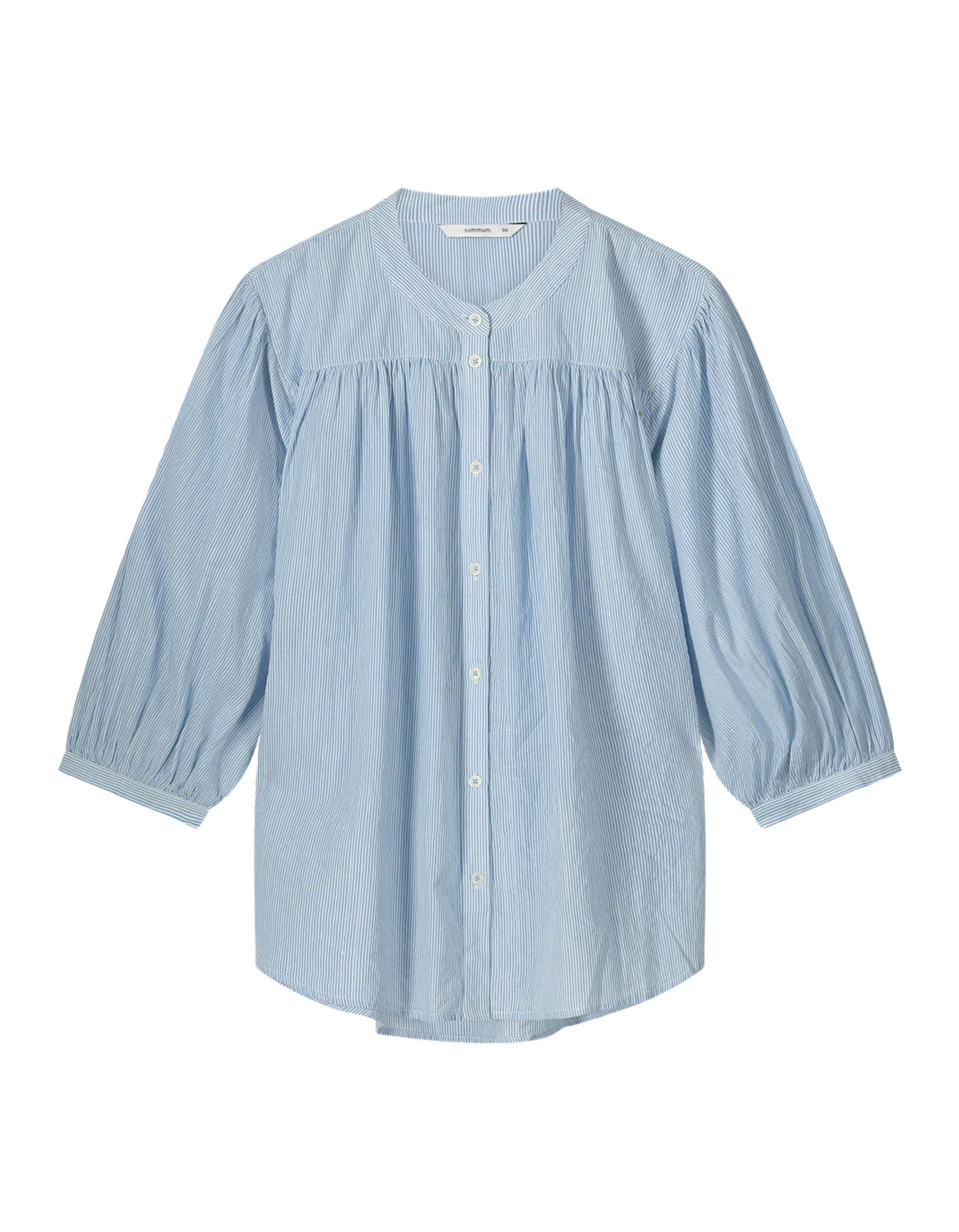 Summum Oversized blouse micro stripe 2s2925-12189