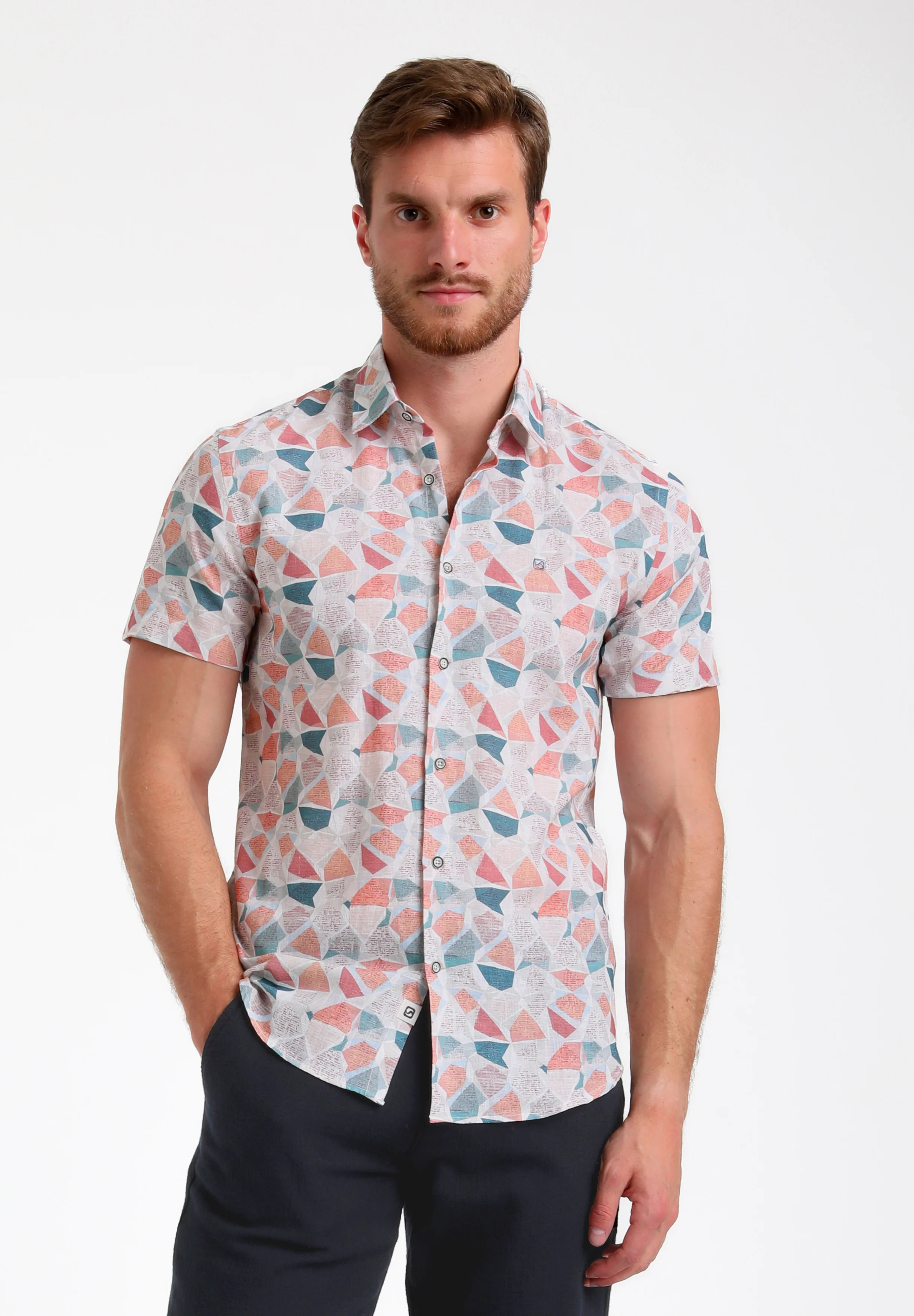 Gabbiano Heren overhemd 335542 102