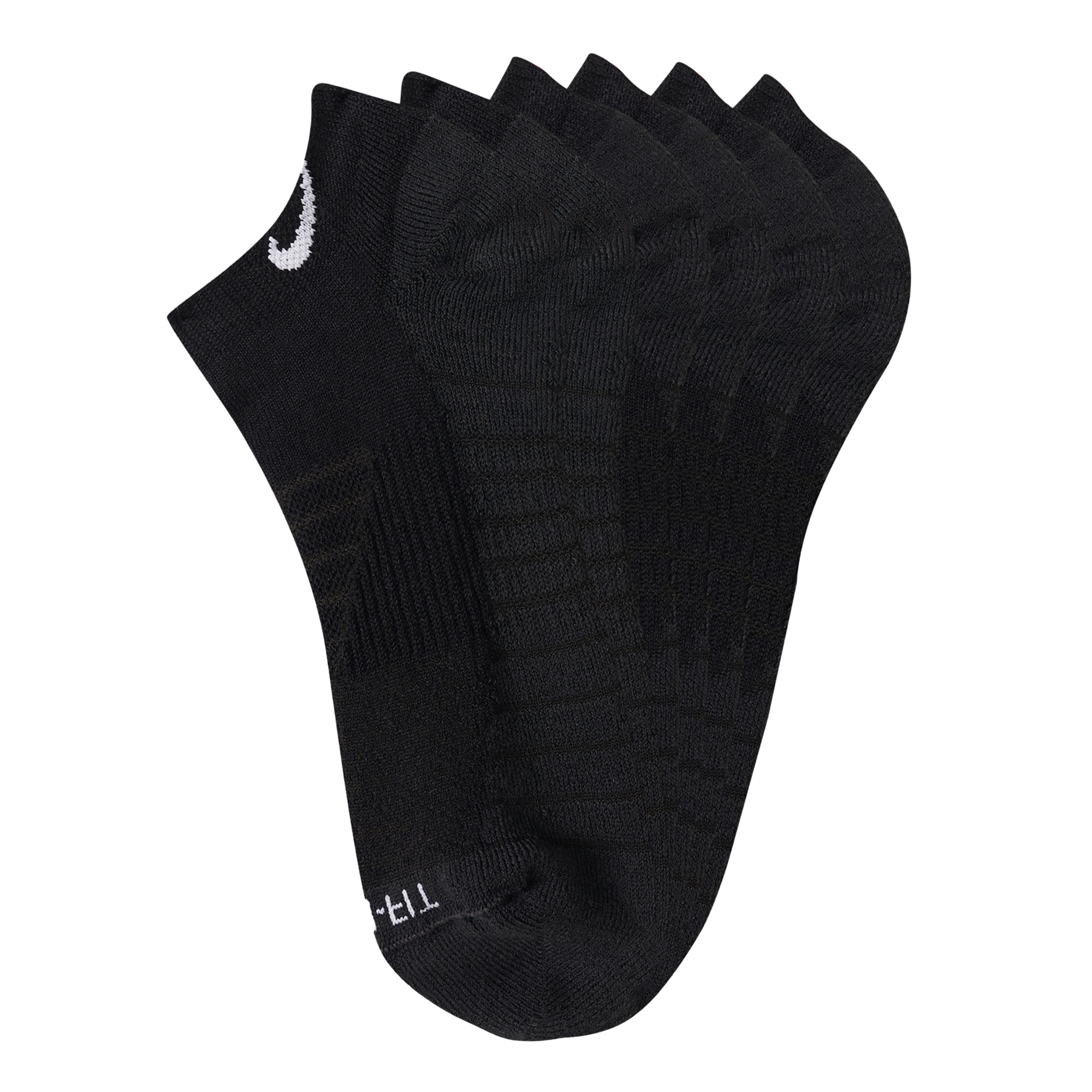 Nike Uniseks adult everyday max cushion no-show sokken (set van 3)