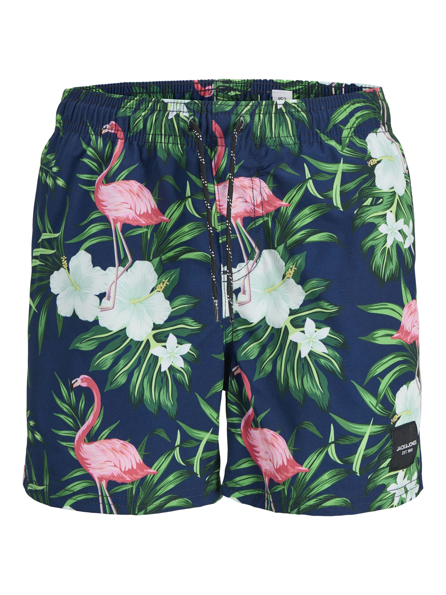 Jack & Jones Jongens zwemshort jpstmaui gebloemde flamingo print