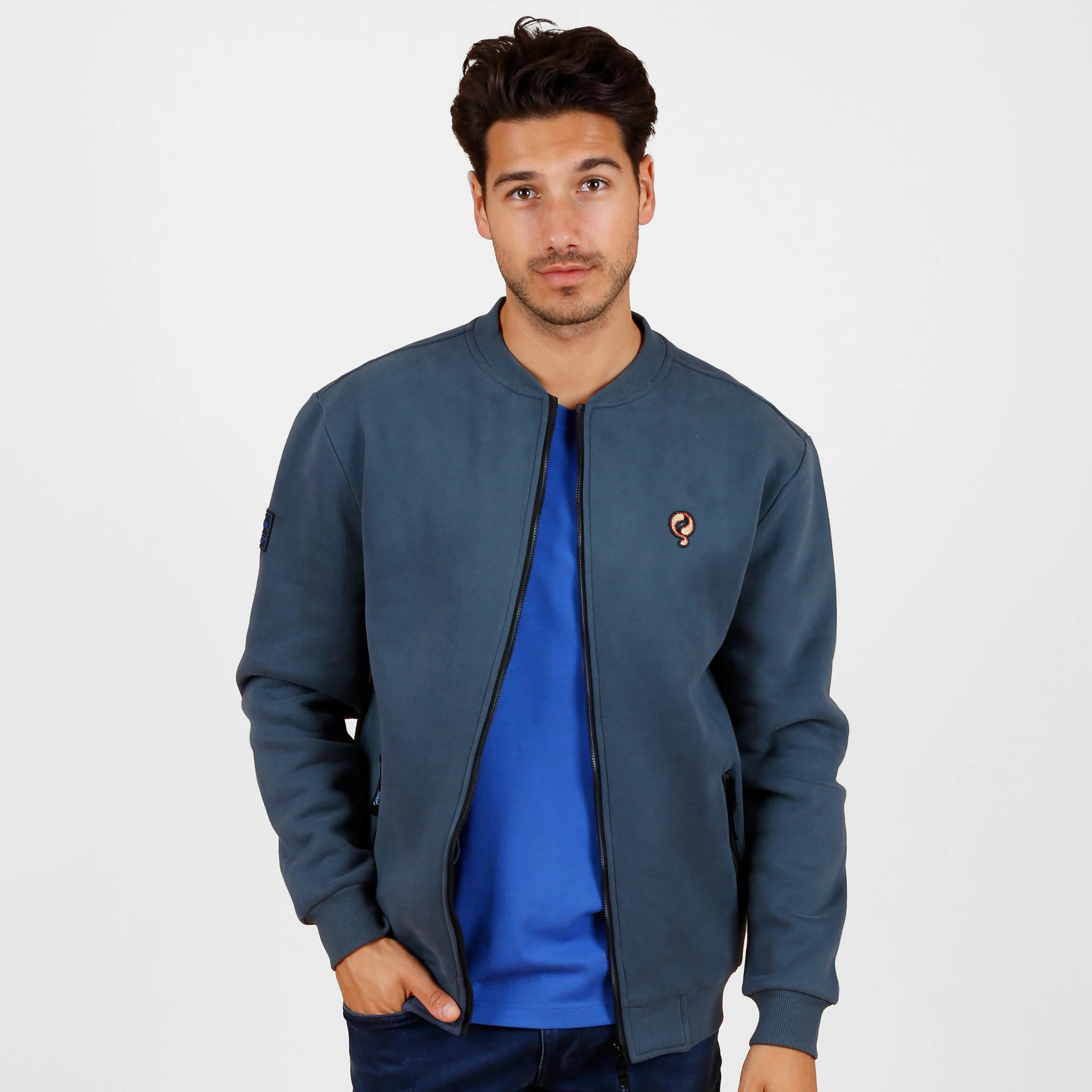 Q1905 Vest landgraaf dlx denimmarine