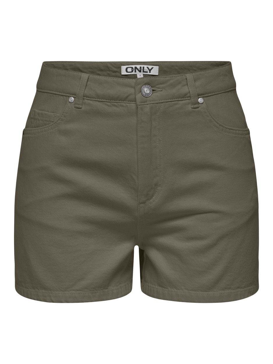 Only Onljagger-silla hw mom shorts pnt army