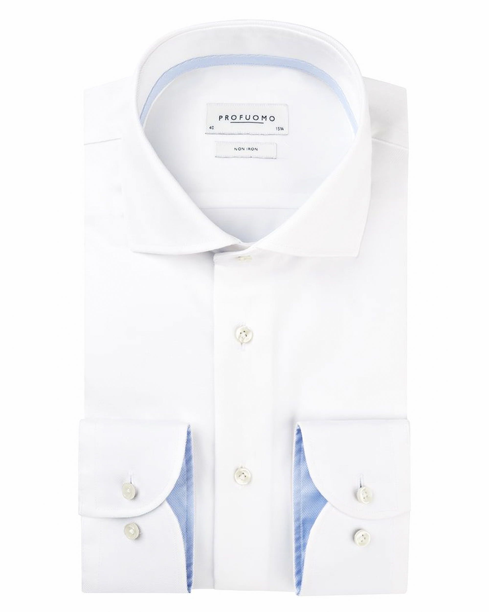 Profuomo Originale slim fit overhemd met lange mouwen