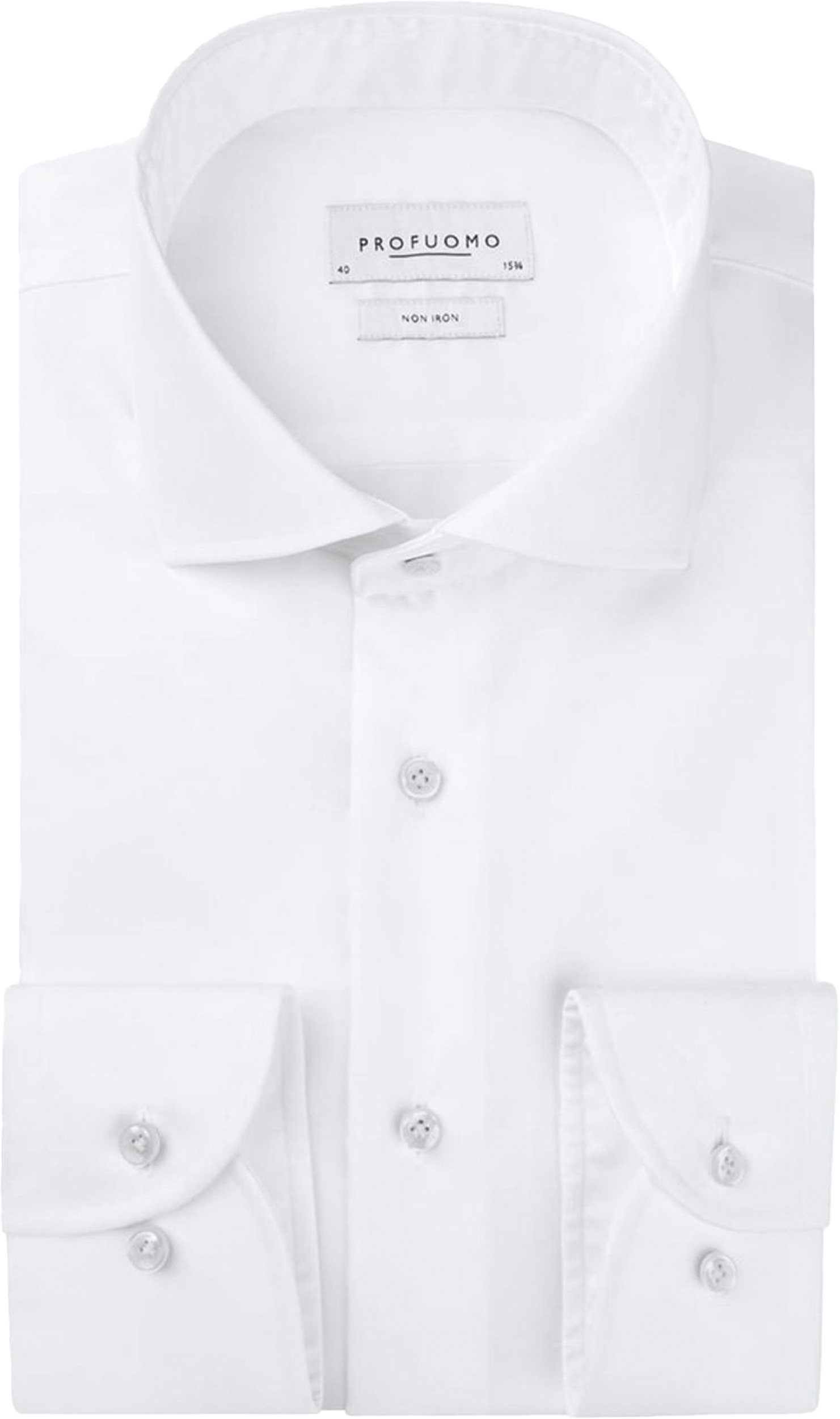 Profuomo Originale slim fit overhemd met lange mouwen
