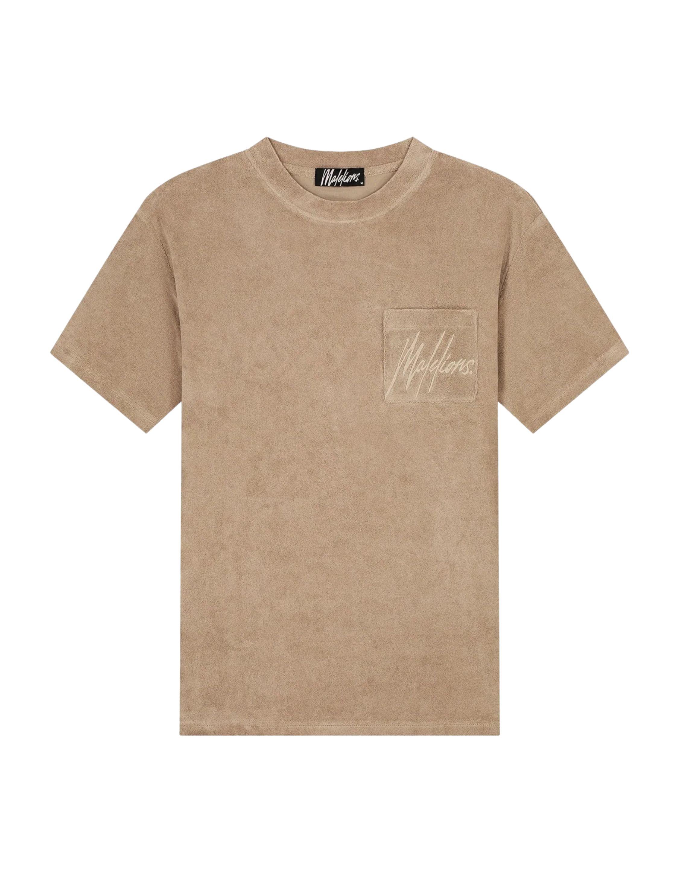 Malelions Signature towelling t-shirt t-shirts mm3-ss25-25