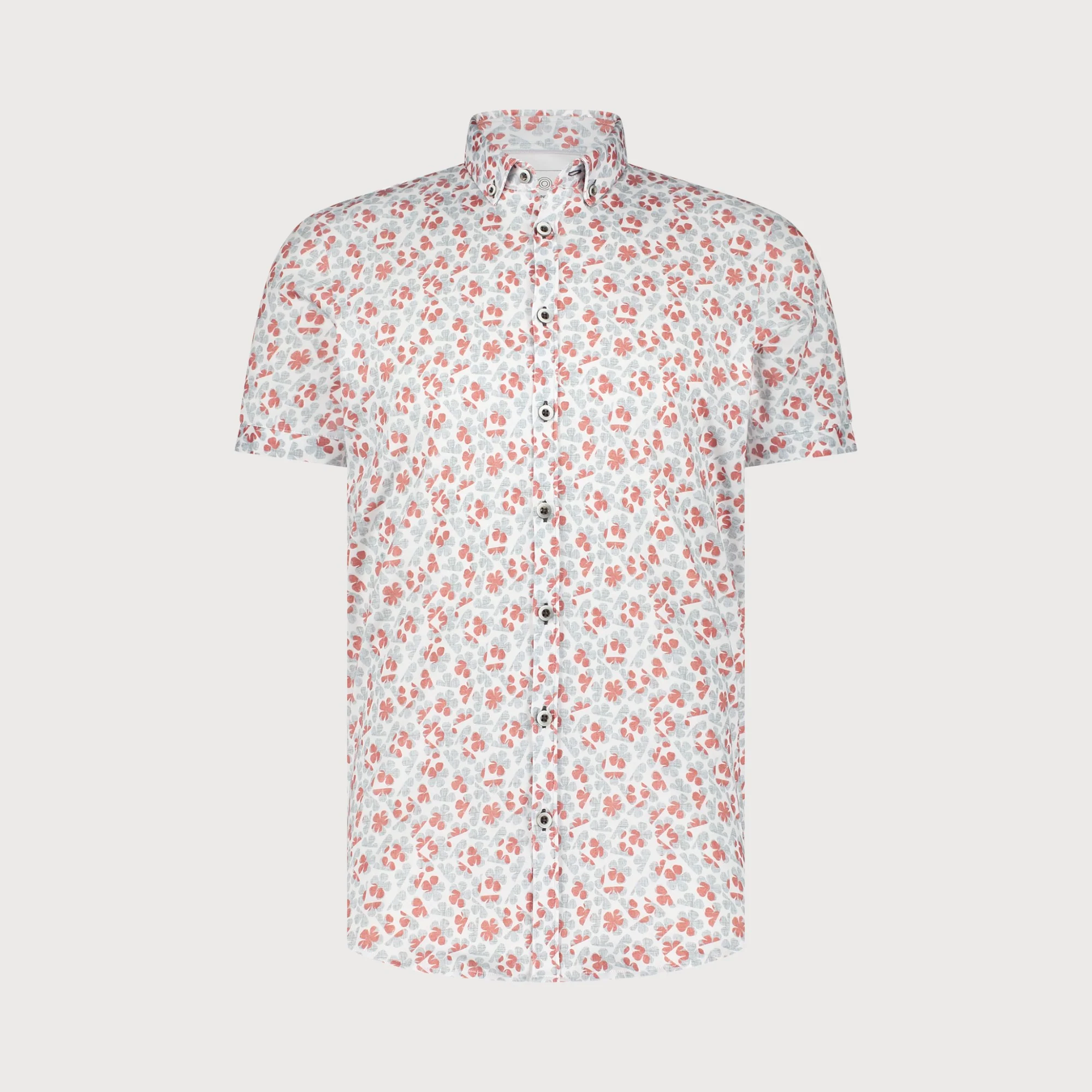 Blue Industry Het korte mouwen overhemd met bloemenprint |