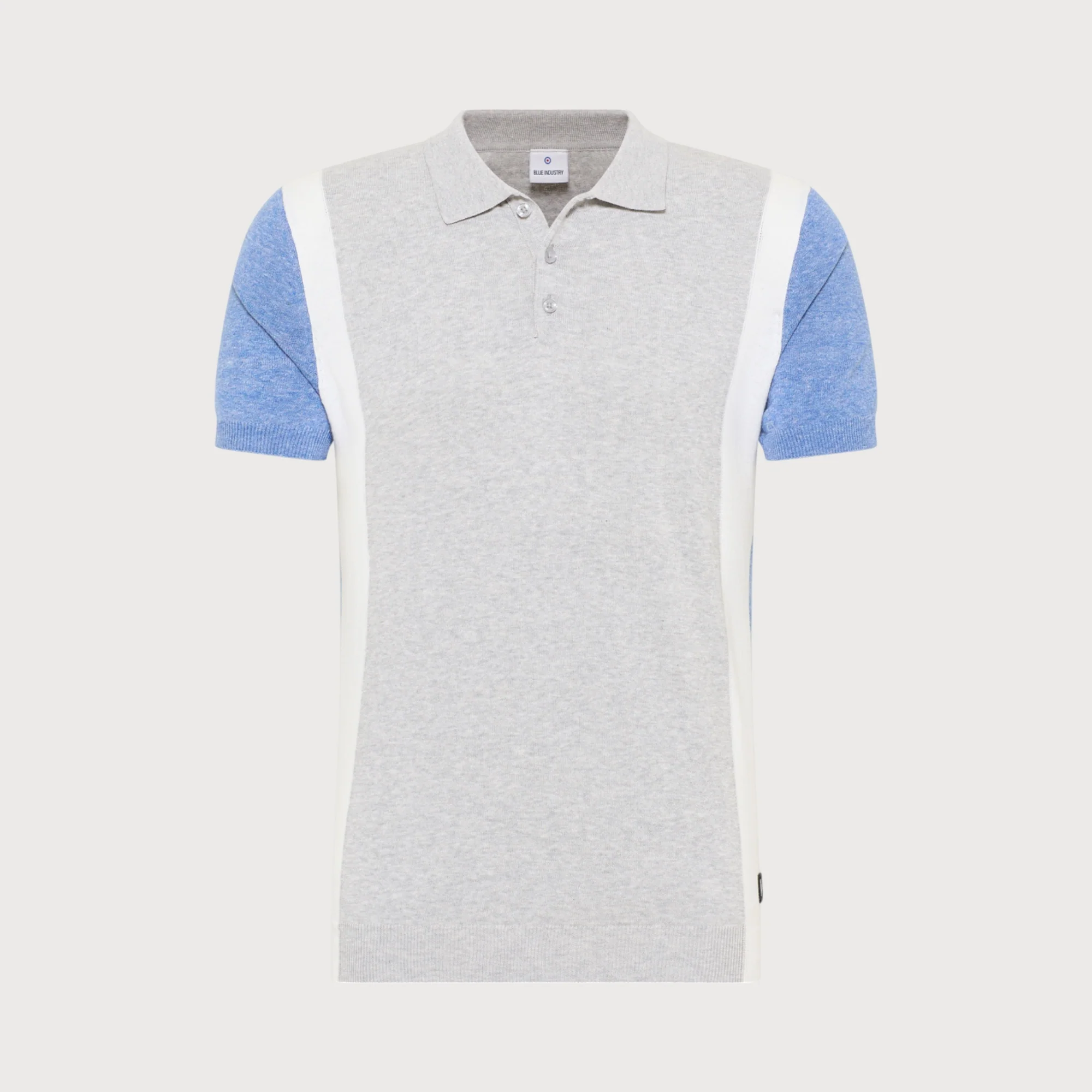 Blue Industry 2-tone polo |