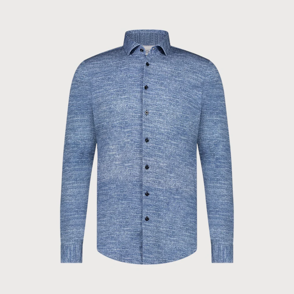 Blue Industry Jersey overhemd uni |
