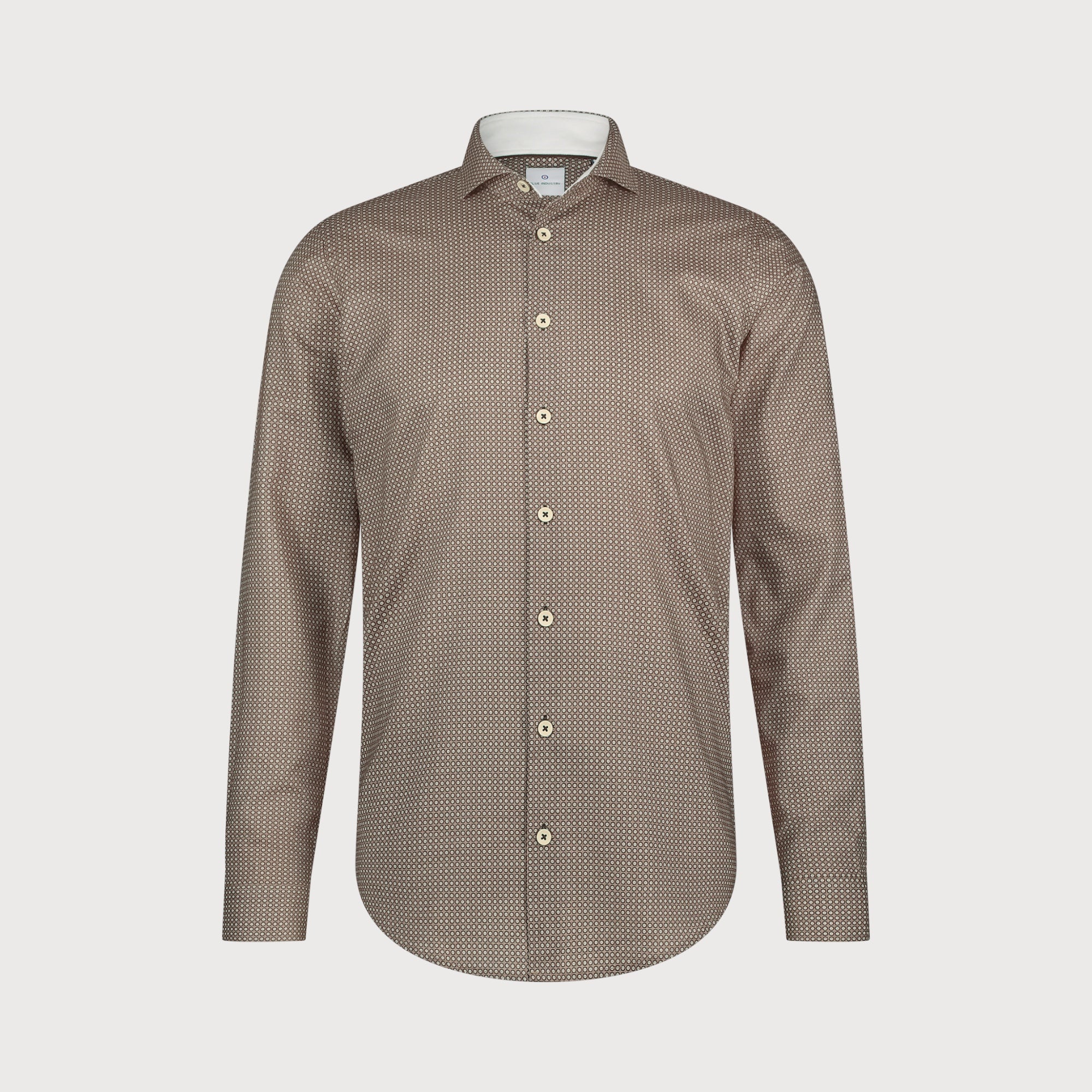 Blue Industry Luxe overhemd met mini dessin |
