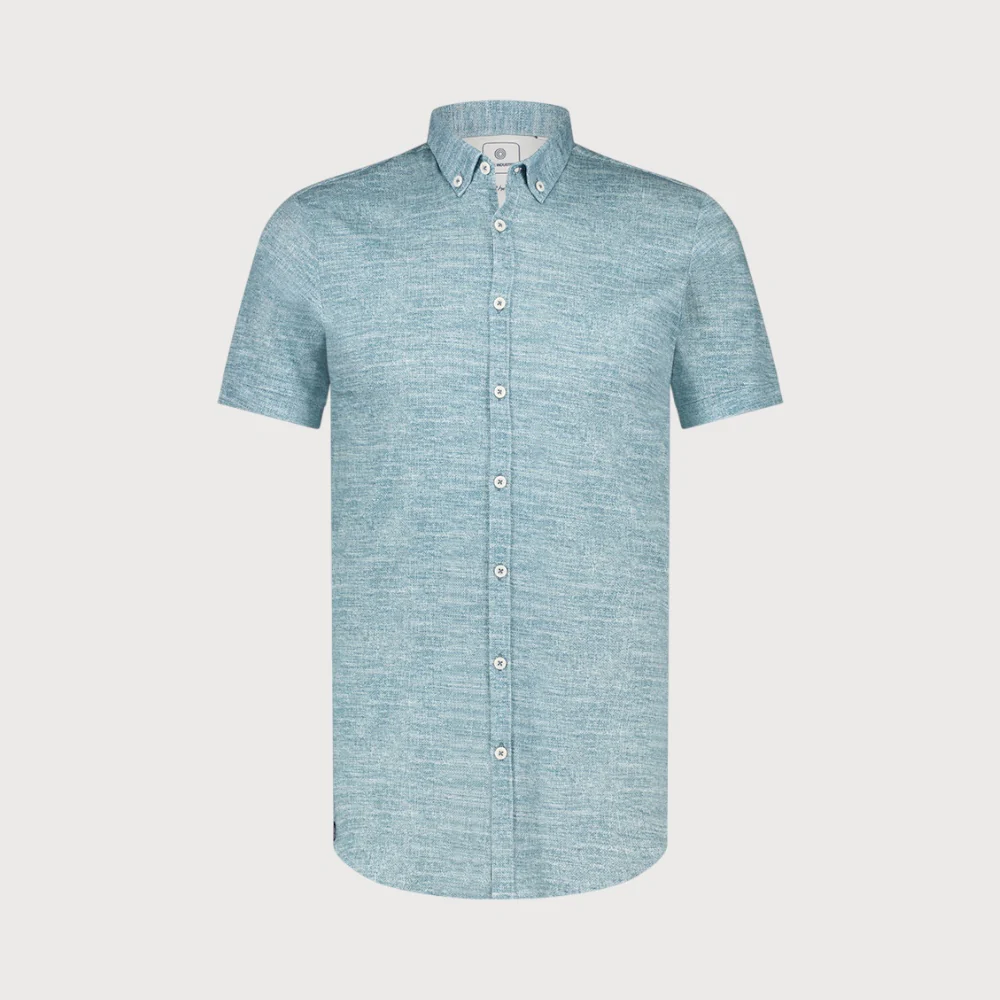 Blue Industry Button-down overhemd korte mouw |