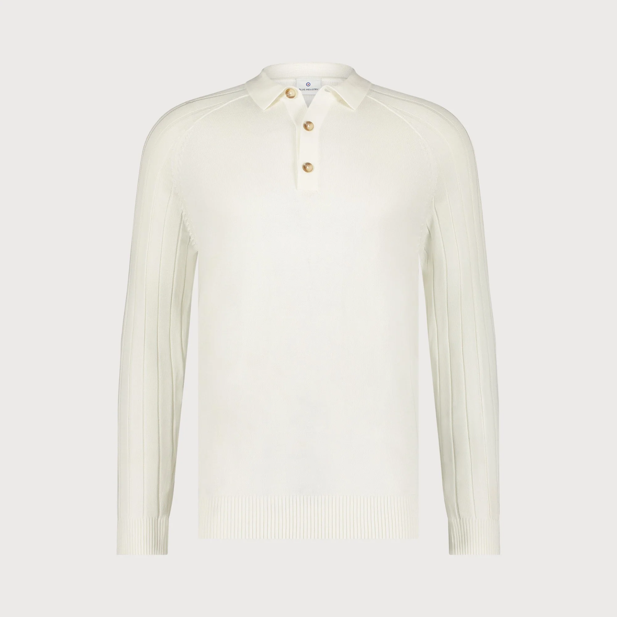 Blue Industry De gebreide polo met lange mouwen |