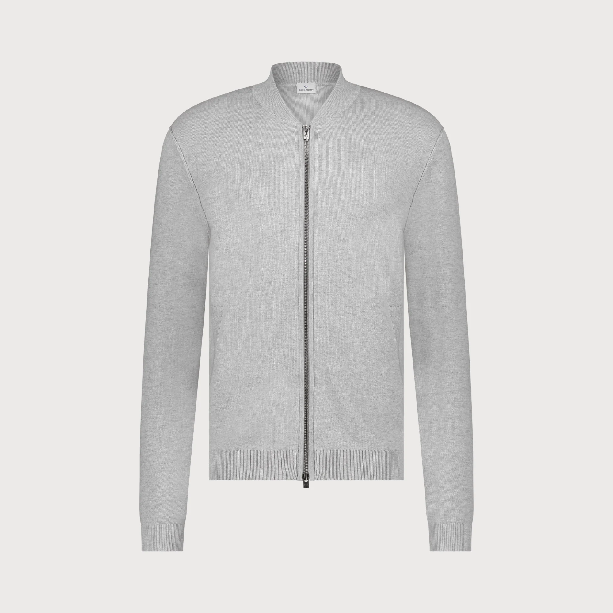 Blue Industry Melange zipper pullover |